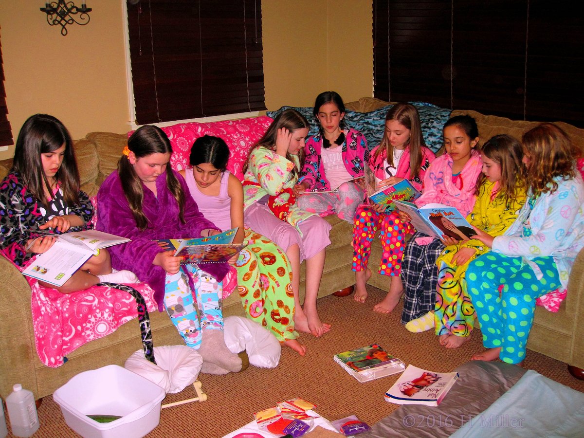 Brooke And Her Friends Continue To Explore More Nail Designs For Their Kids Manicures. 
