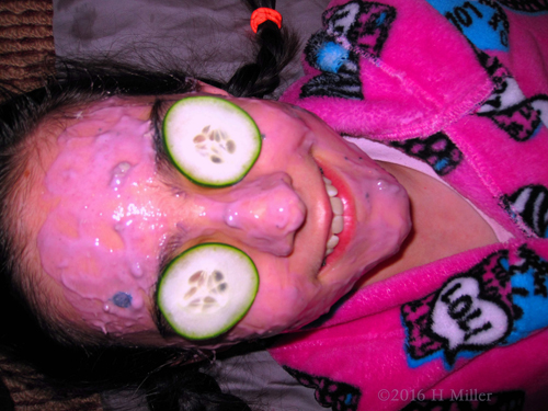 Cukes And The Kids Facial Mask, Time To Relax!