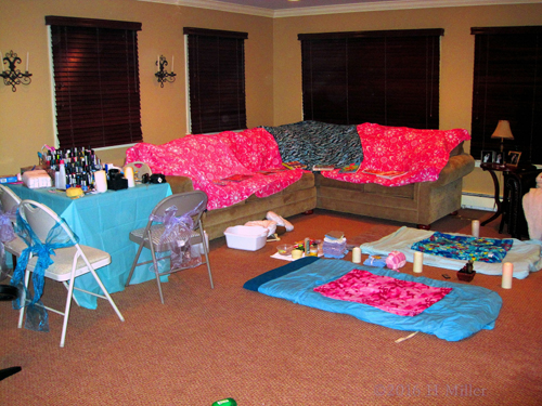 The Beautiful Setup For The Kids Spa Party The Beautiful Setup For The Kids Spa Party