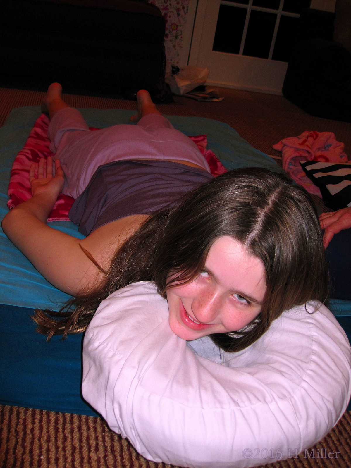 A Closeup, During Kids Massages. 