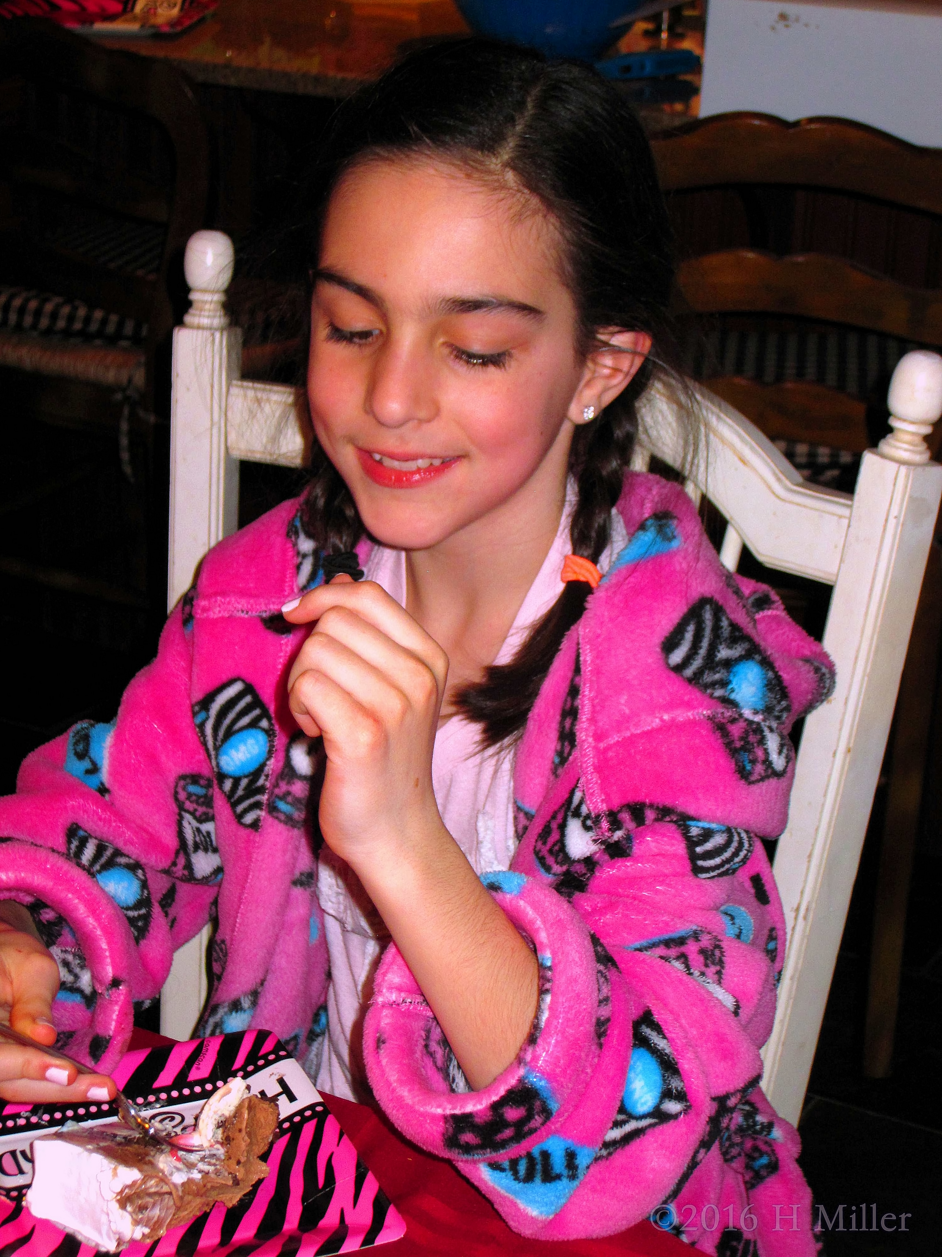 Delighted After Tasting The Yummy Piece Of Cake! Delighted After Tasting The Yummy Piece Of Cake!