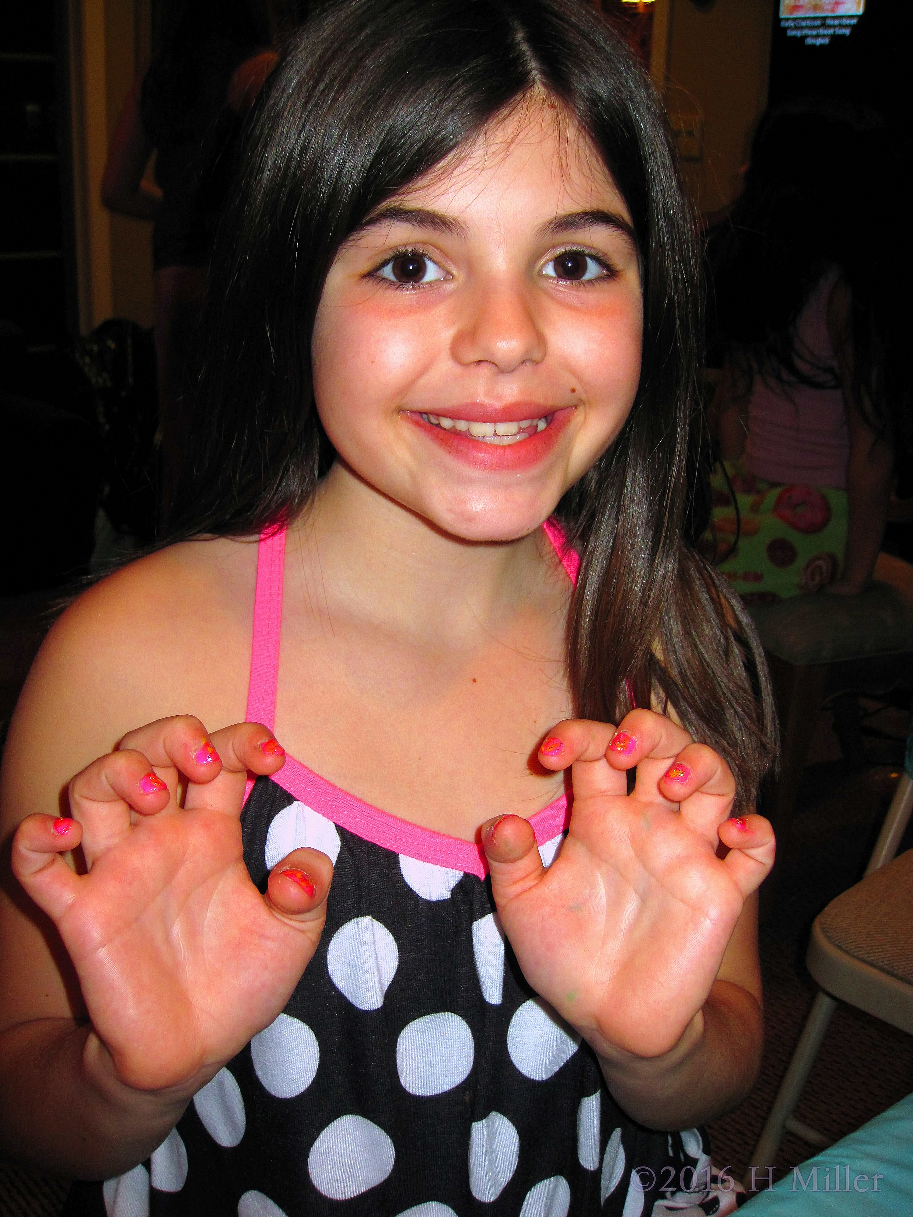 She's Happy After Getting A Pretty Girls Mini Mani! She's Happy After Getting A Pretty Girls Mini Mani!