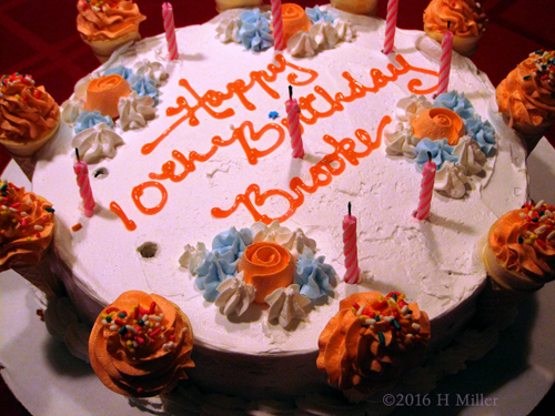 A Closeup Of Brooke's Kids Spa Birthday Cake! A Closeup Of Brooke's Kids Spa Birthday Cake!