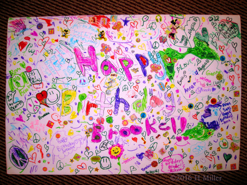 A Cute Colorful Spa Birthday Card By Brooke's Friends For Her!