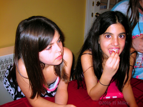 Enjoying The Cake At Brooke's Birthday Party! Enjoying The Cake At Brooke's Birthday Party!