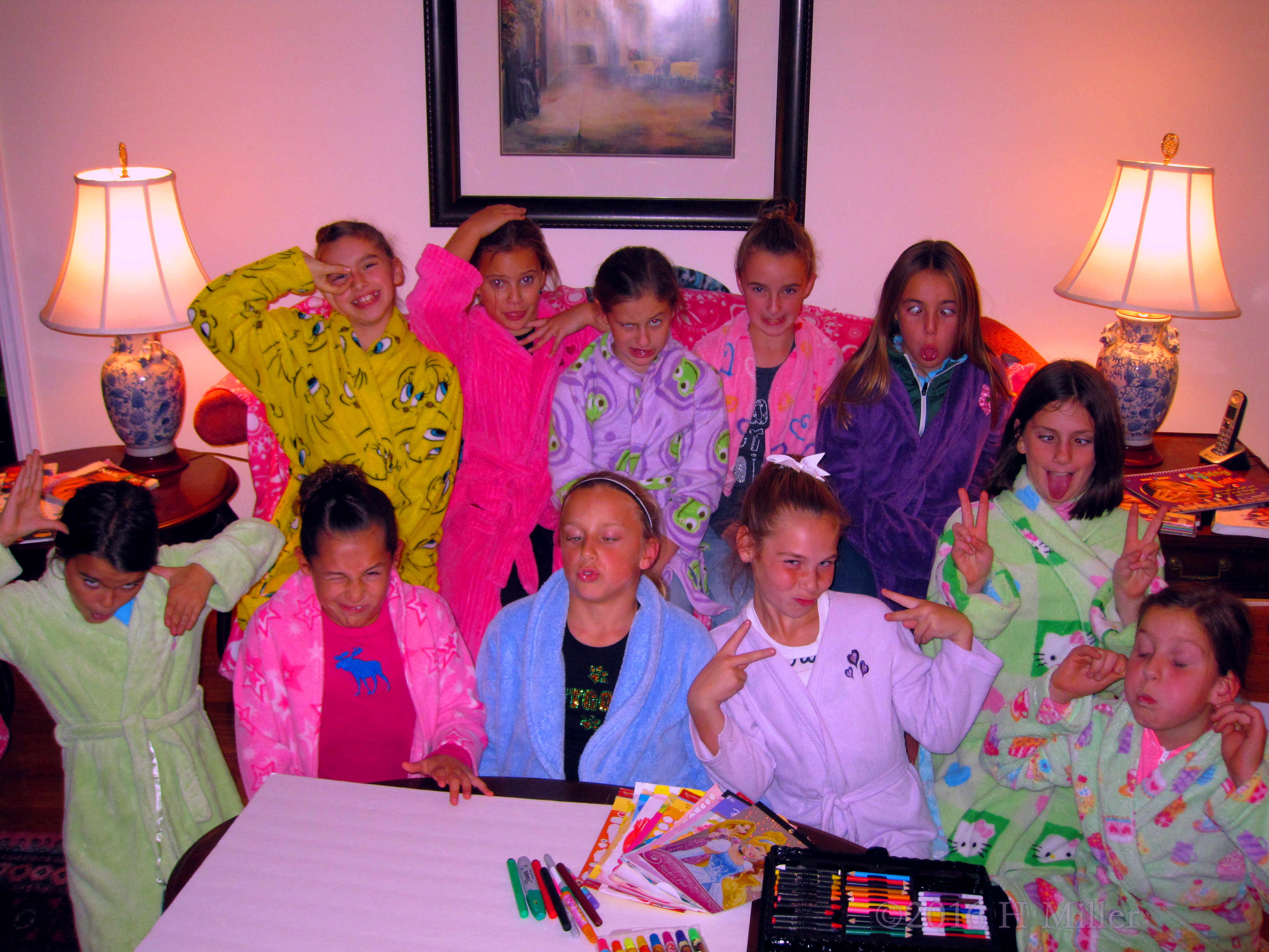 Aweseome Kids Spa Party Group Photo! Aweseome Kids Spa Party Group Photo!