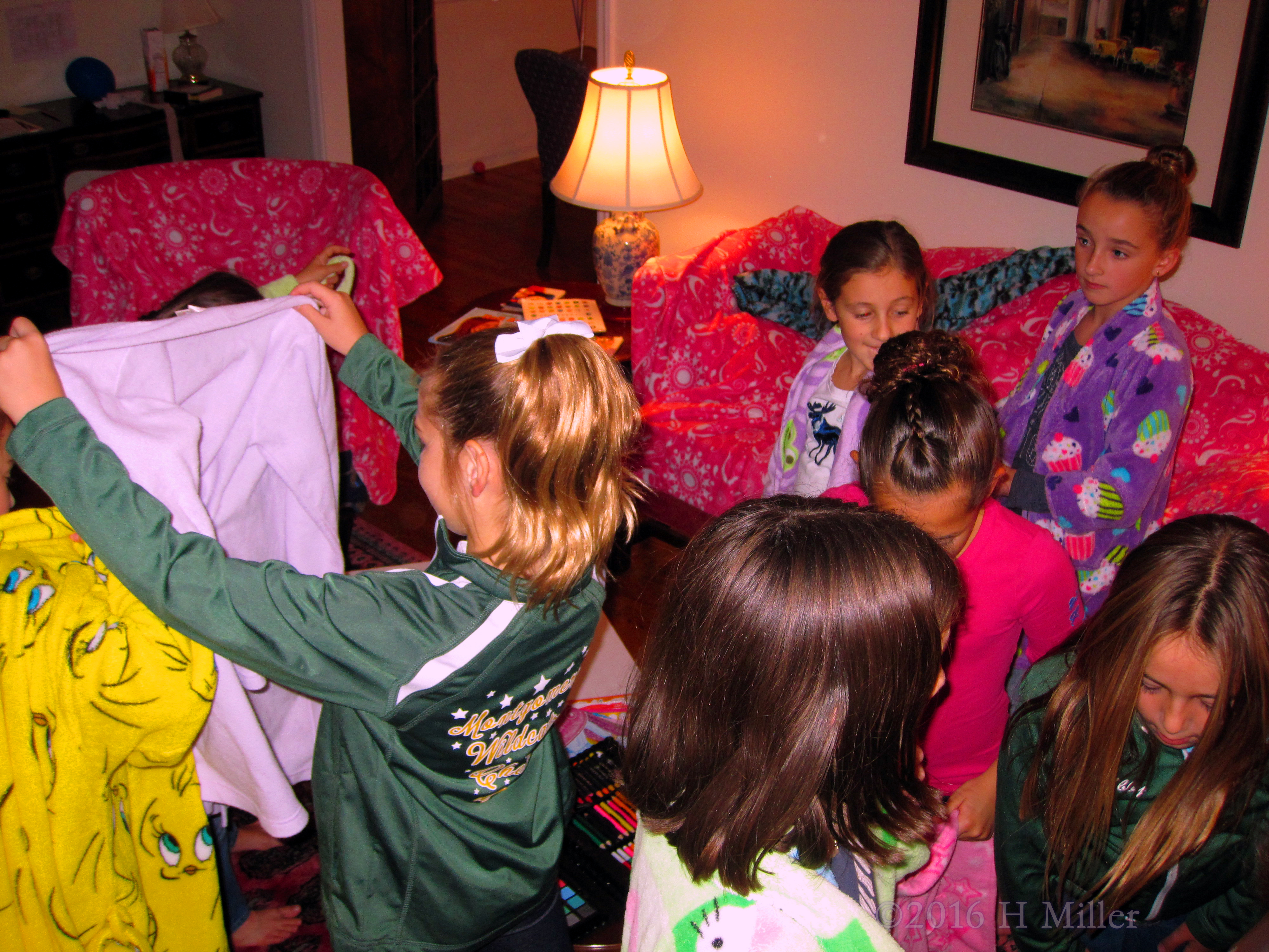 She Likes The Plain Purple Spa Robe Best. She Likes The Plain Purple Spa Robe Best.