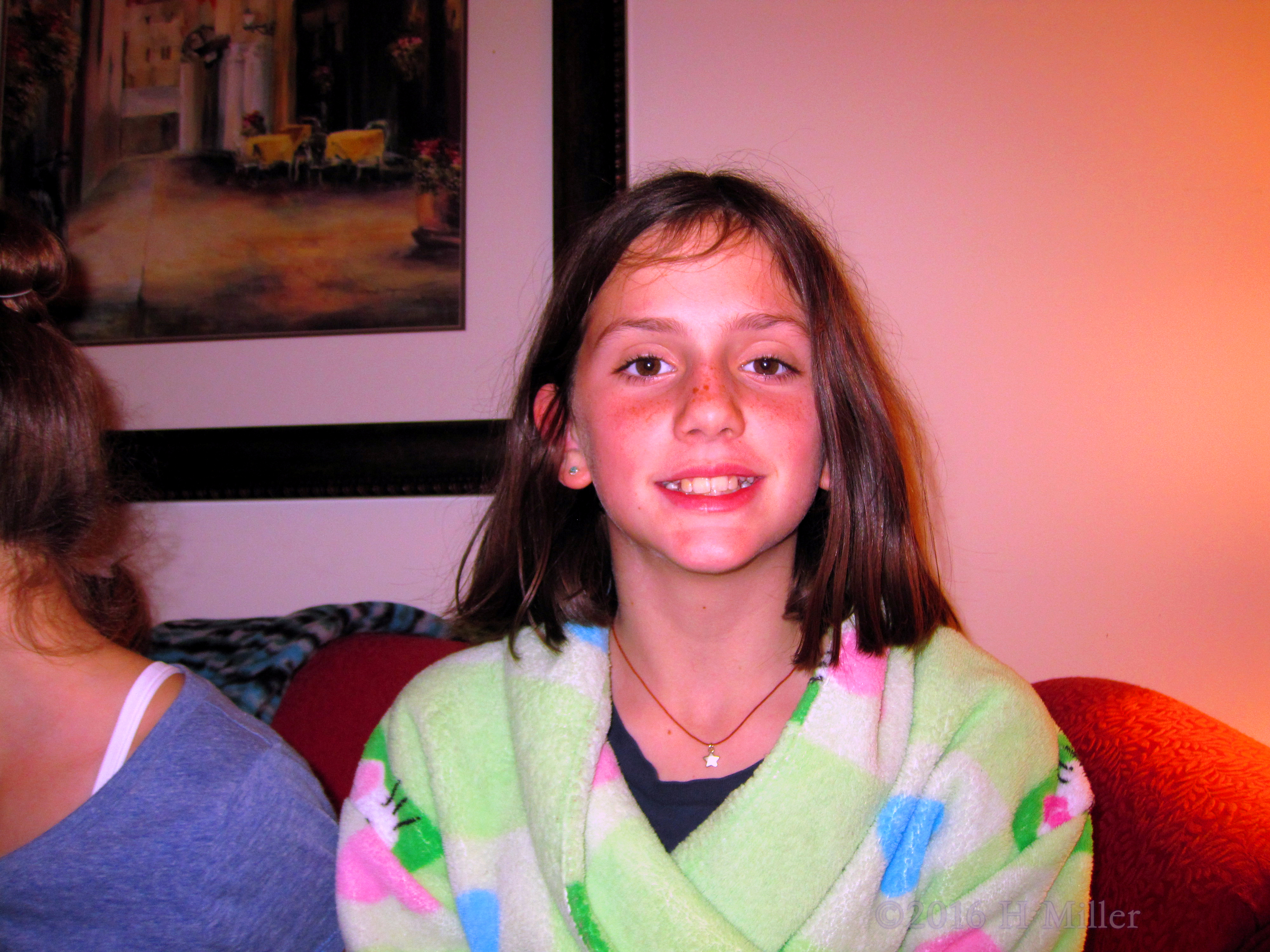 Smiling After Kids Pedicures At The Girls Spa. Smiling After Kids Pedicures At The Girls Spa.