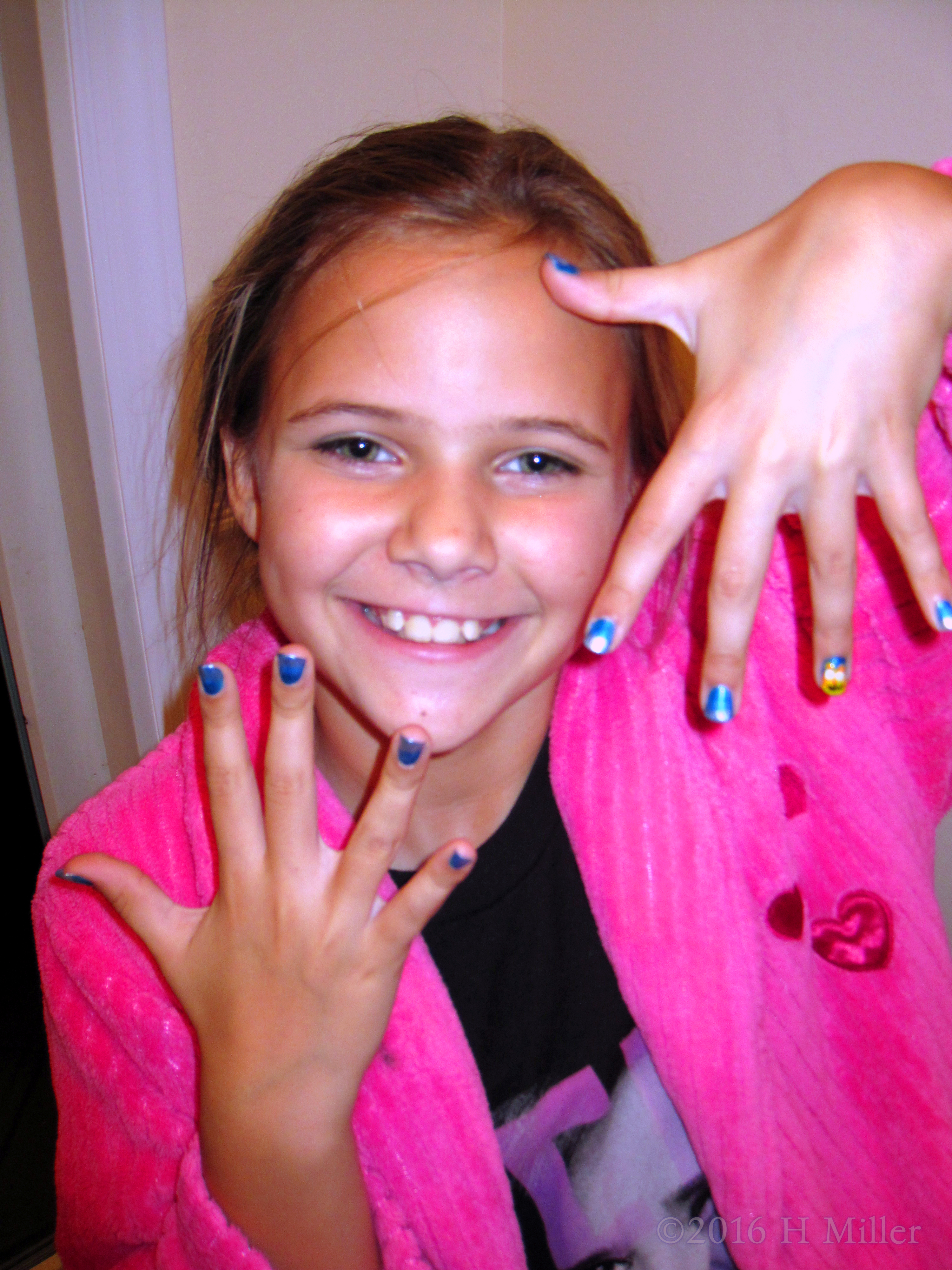 Smiling With Her New Nail Design At The Nail Spa! Smiling With Her New Nail Design At The Nail Spa!