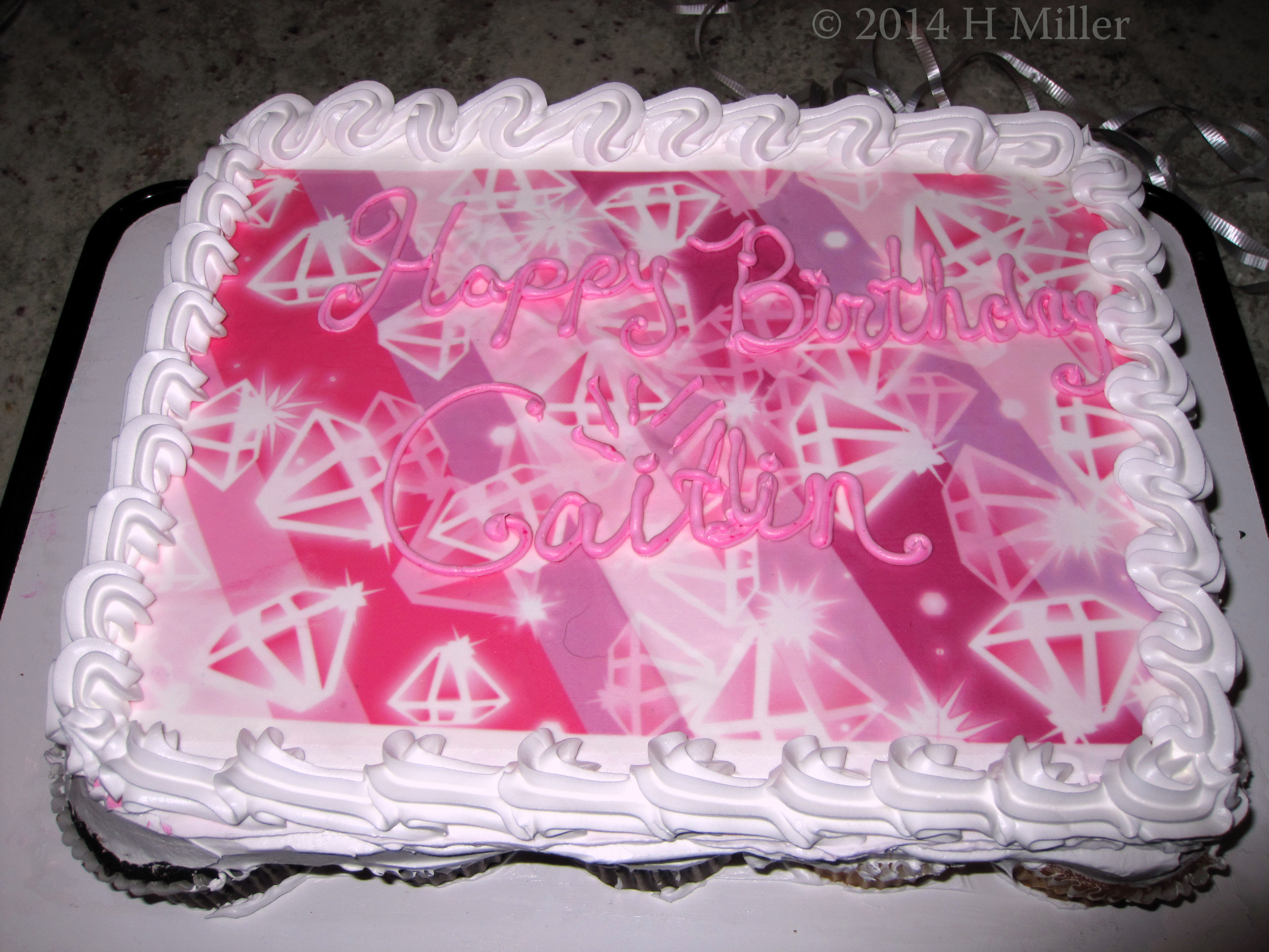 Caitlin's Spa Birthday Cake. Caitlin's Spa Birthday Cake.