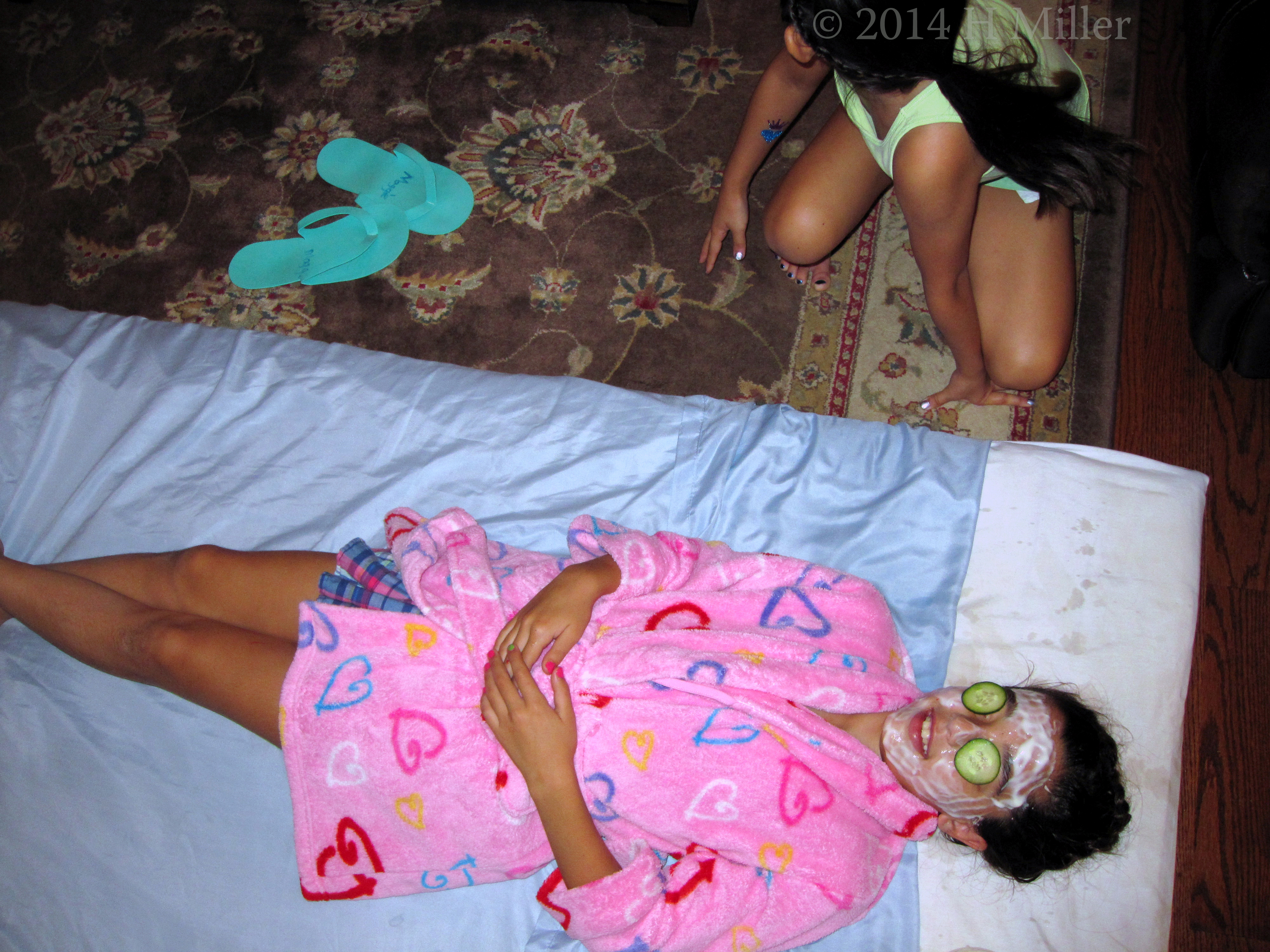 Cucumbers And Facial Mask. Cucumbers And Facial Mask.