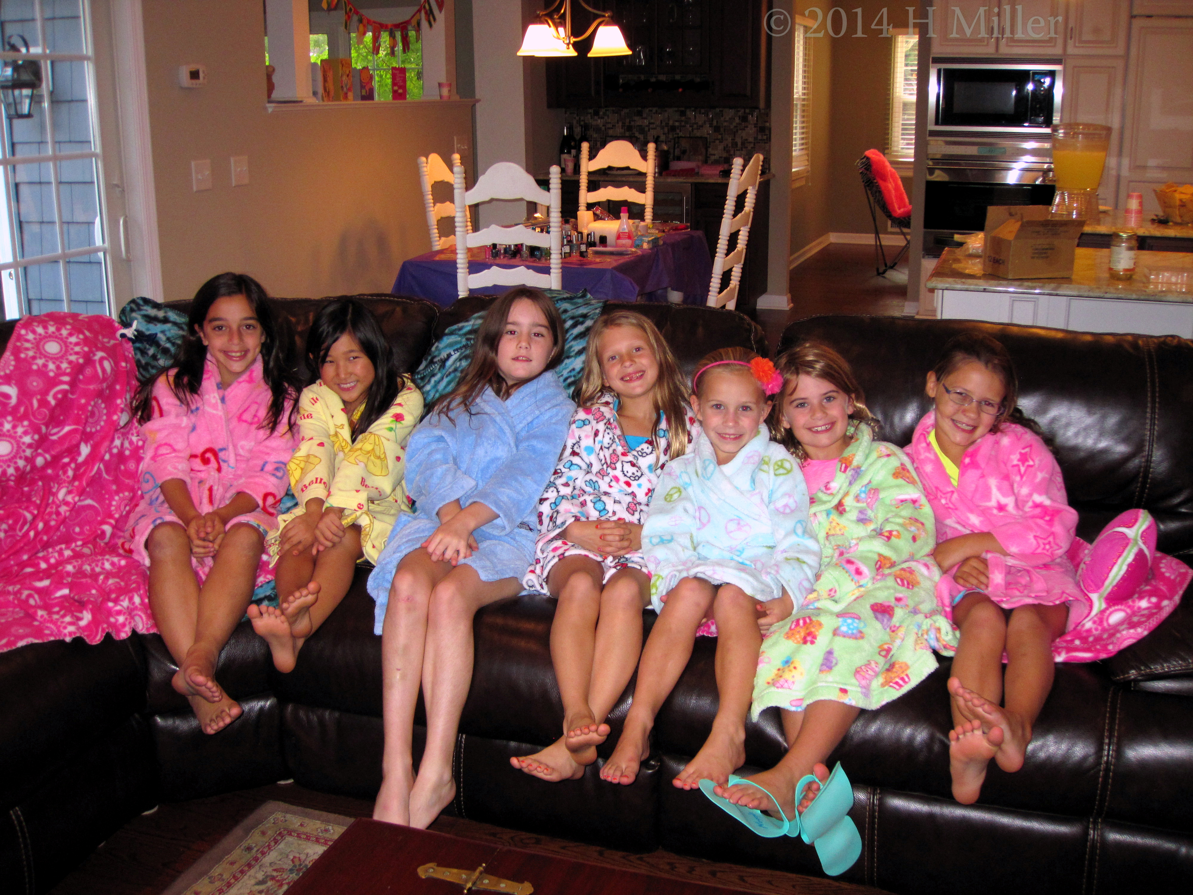 Group Pic With Spa Party Robes. Group Pic With Spa Party Robes.