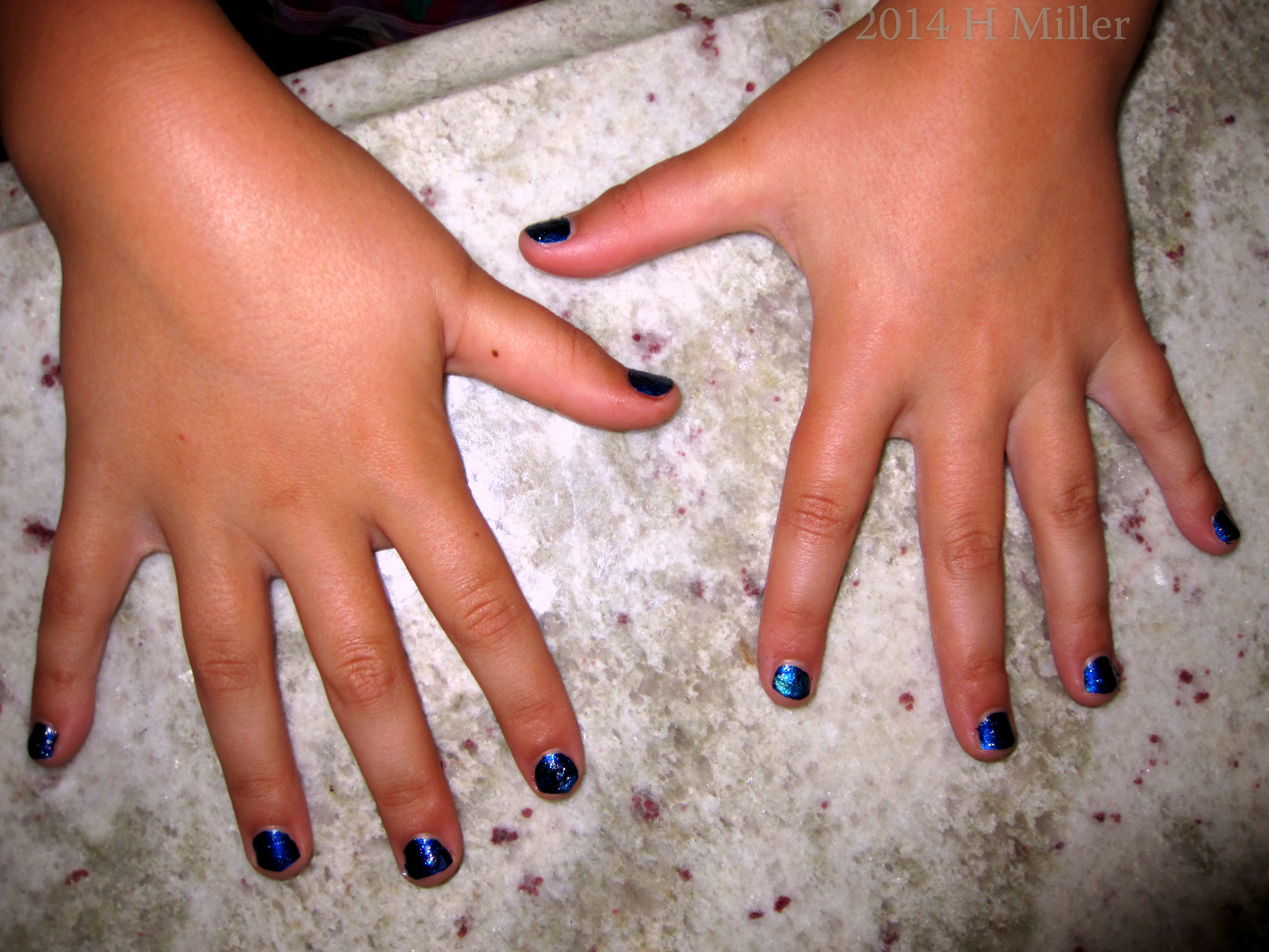 Midnight Blue MEtallic Nail Polish. Midnight Blue MEtallic Nail Polish.