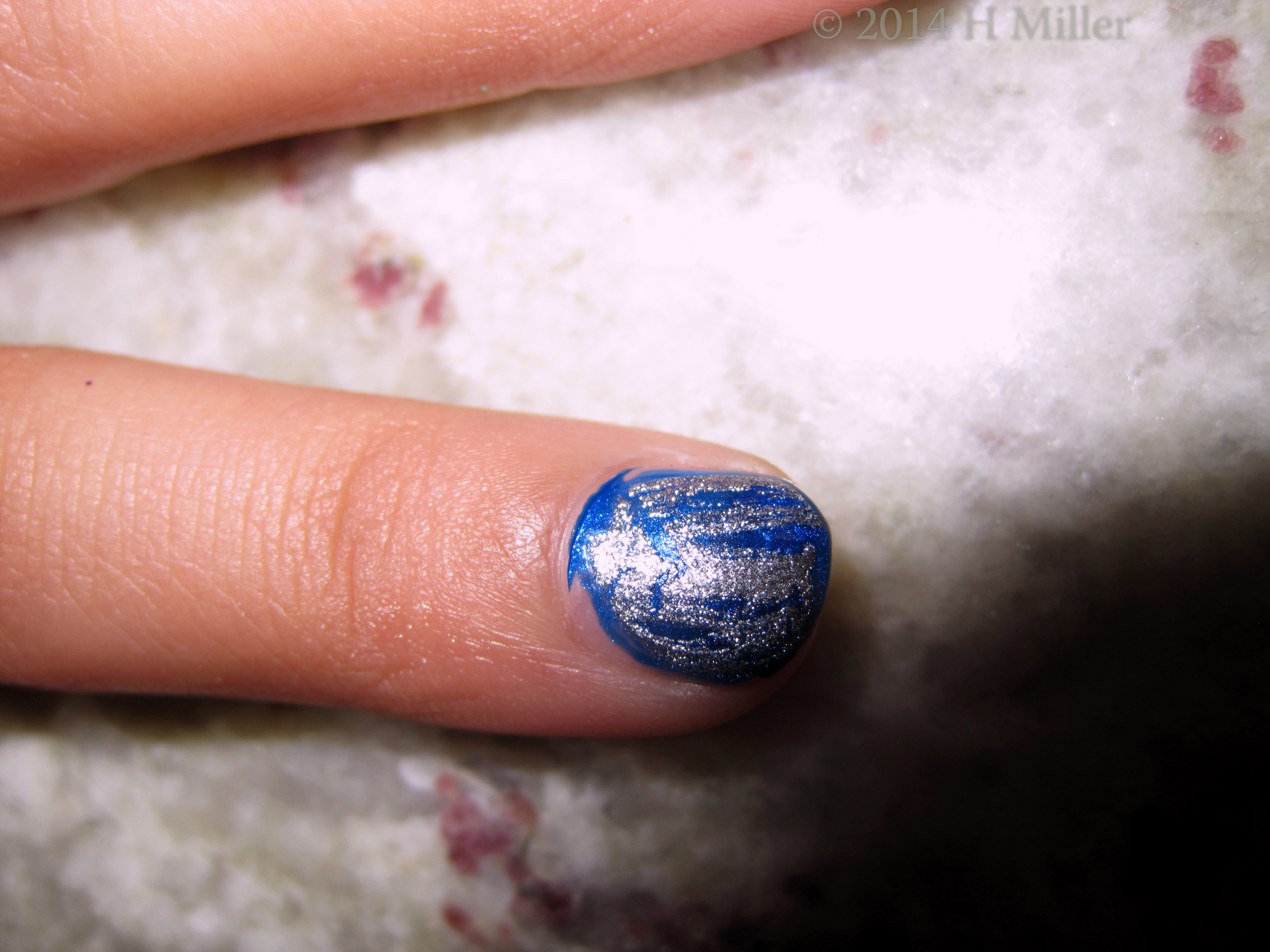 Closeup Of Silver Shatter Design. Closeup Of Silver Shatter Design.