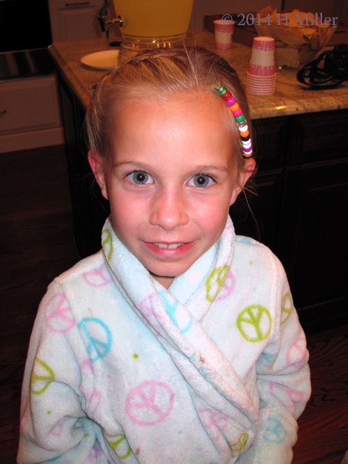 Kids Spa Hair Styling With0BEADS!! Yay!