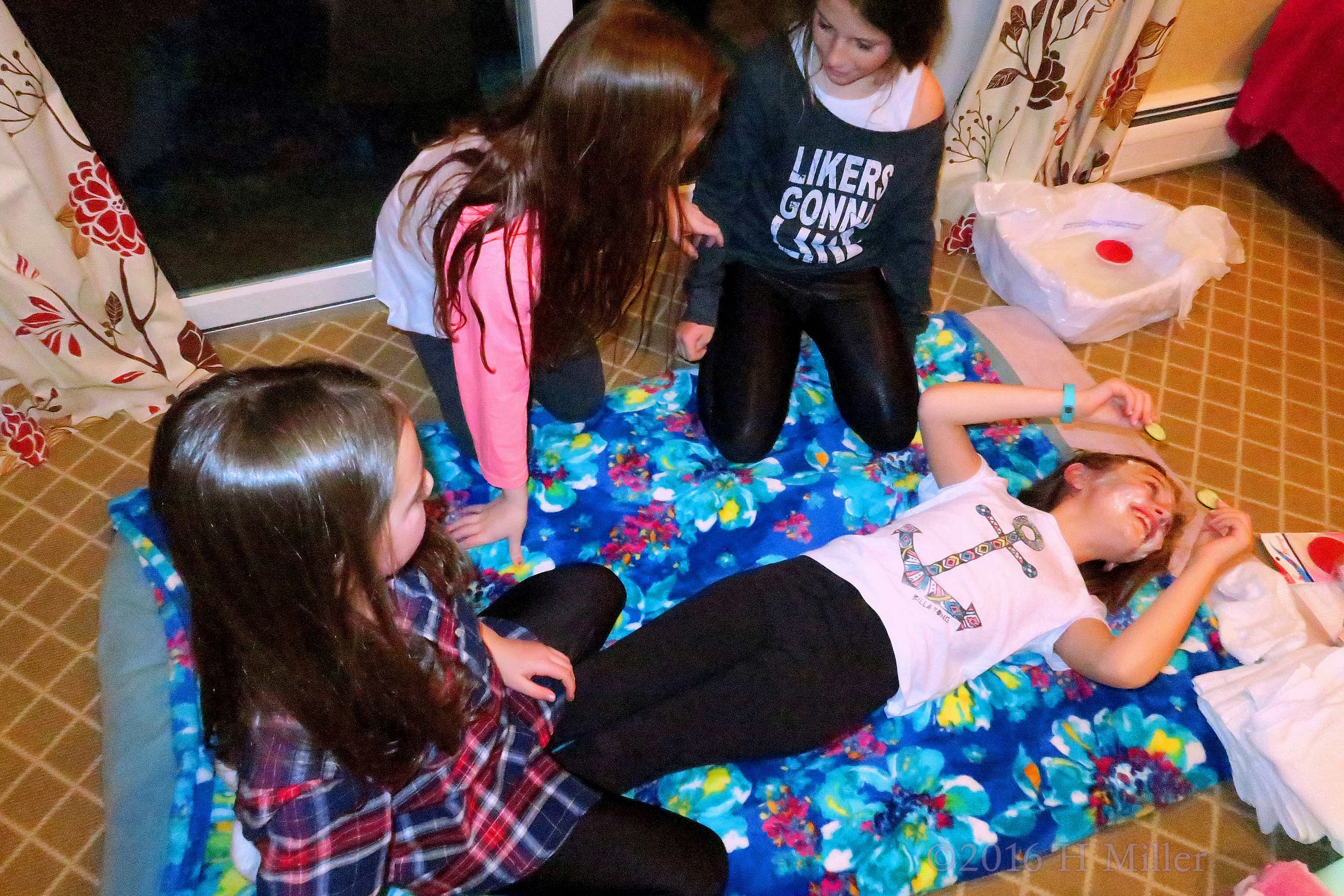 Having A Facial With Friends Around. Having A Facial With Friends Around.