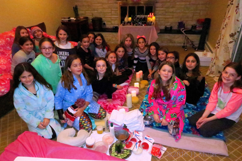 Home Spa Party Group Pic. Home Spa Party Group Pic.