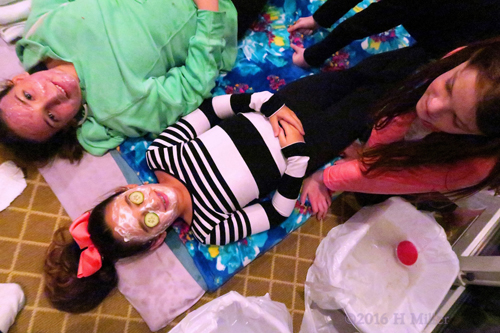 Smiling For A Pic During The Facial Activity. Smiling For A Pic During The Facial Activity.