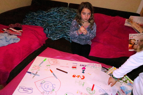 Spa Party For Kids Group Card Activity. Spa Party For Kids Group Card Activity.