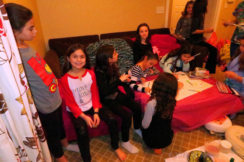 The Kids Working Together On The Group Spa Card Activity. The Kids Working Together On The Group Spa Card Activity.