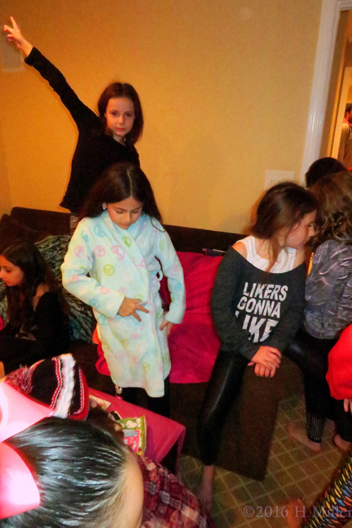 Yay! A Spa Party Robe With Cool Peace Signs! Yay! A Spa Party Robe With Cool Peace Signs!