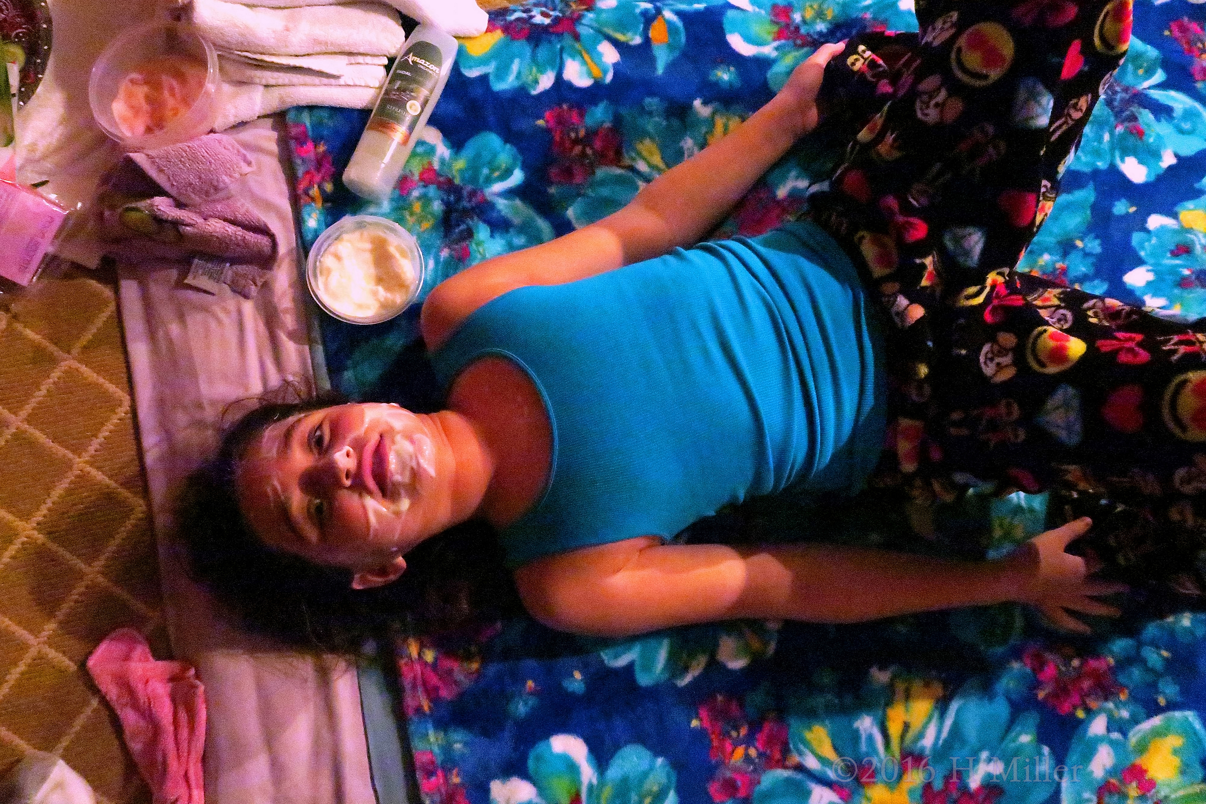 Girls Spa Party Facial Fun. Girls Spa Party Facial Fun.