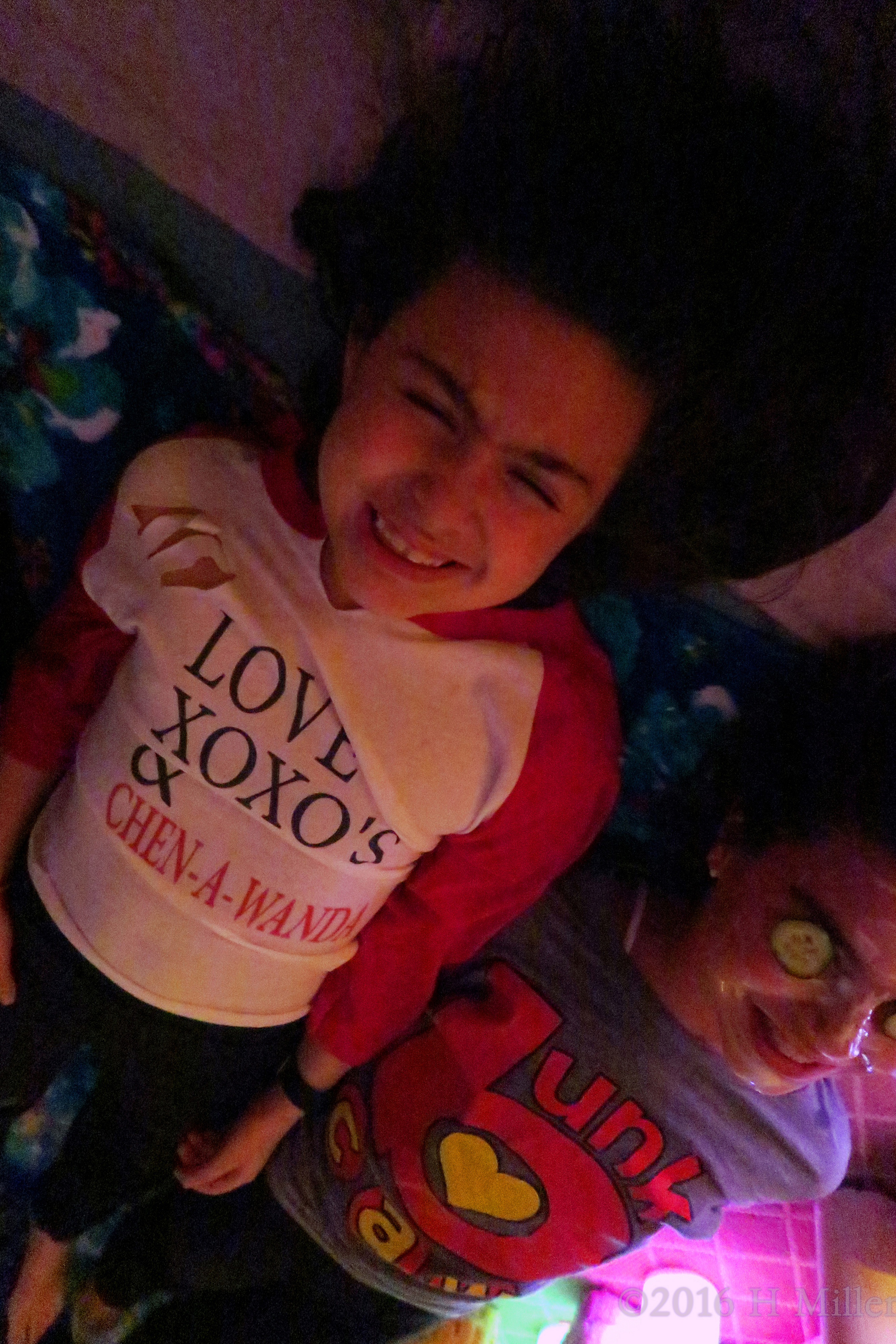 Kids Facials In Progress. Kids Facials In Progress.