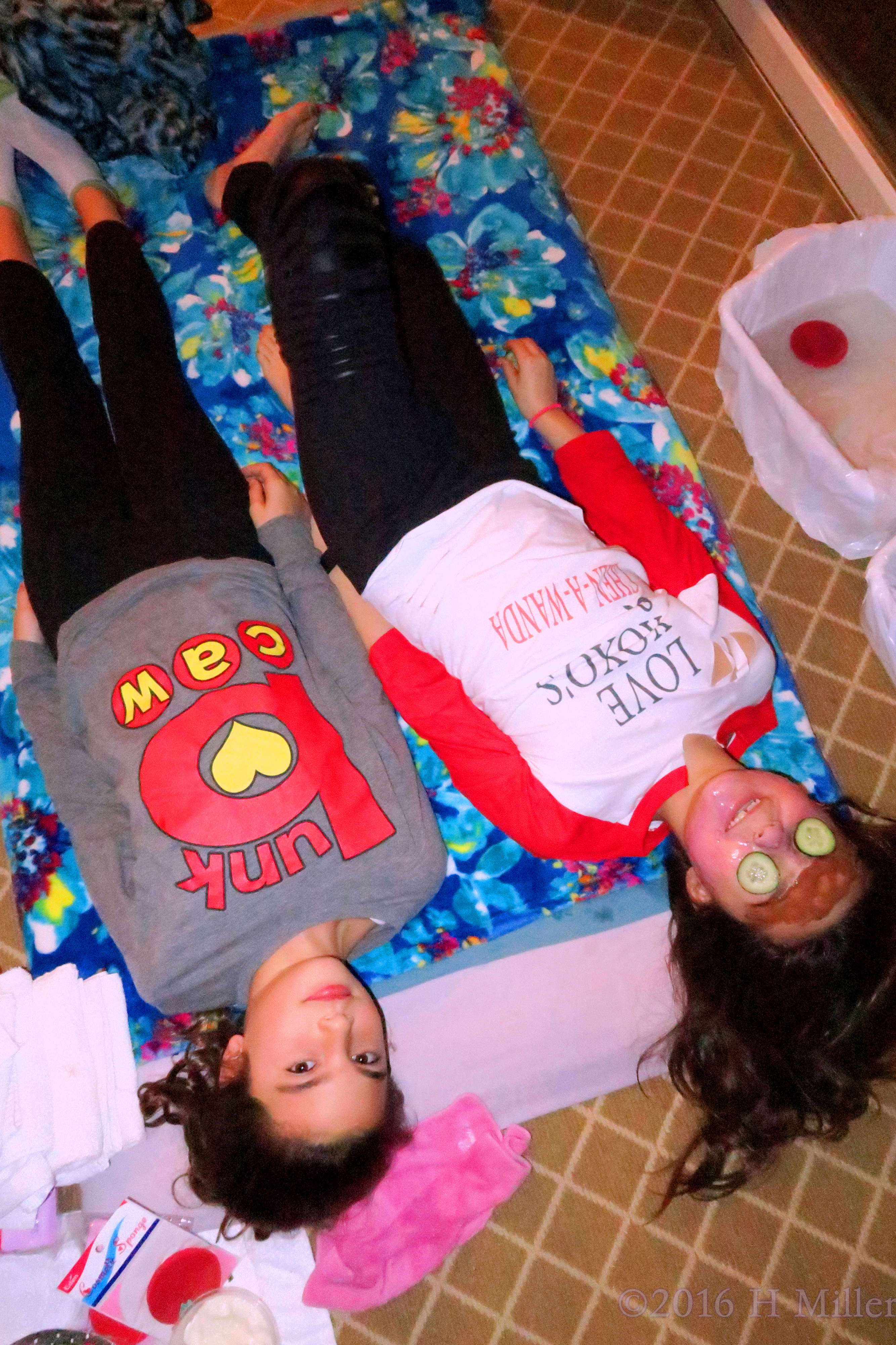 Ready To Join Her Friend Having A Facial. Ready To Join Her Friend Having A Facial.