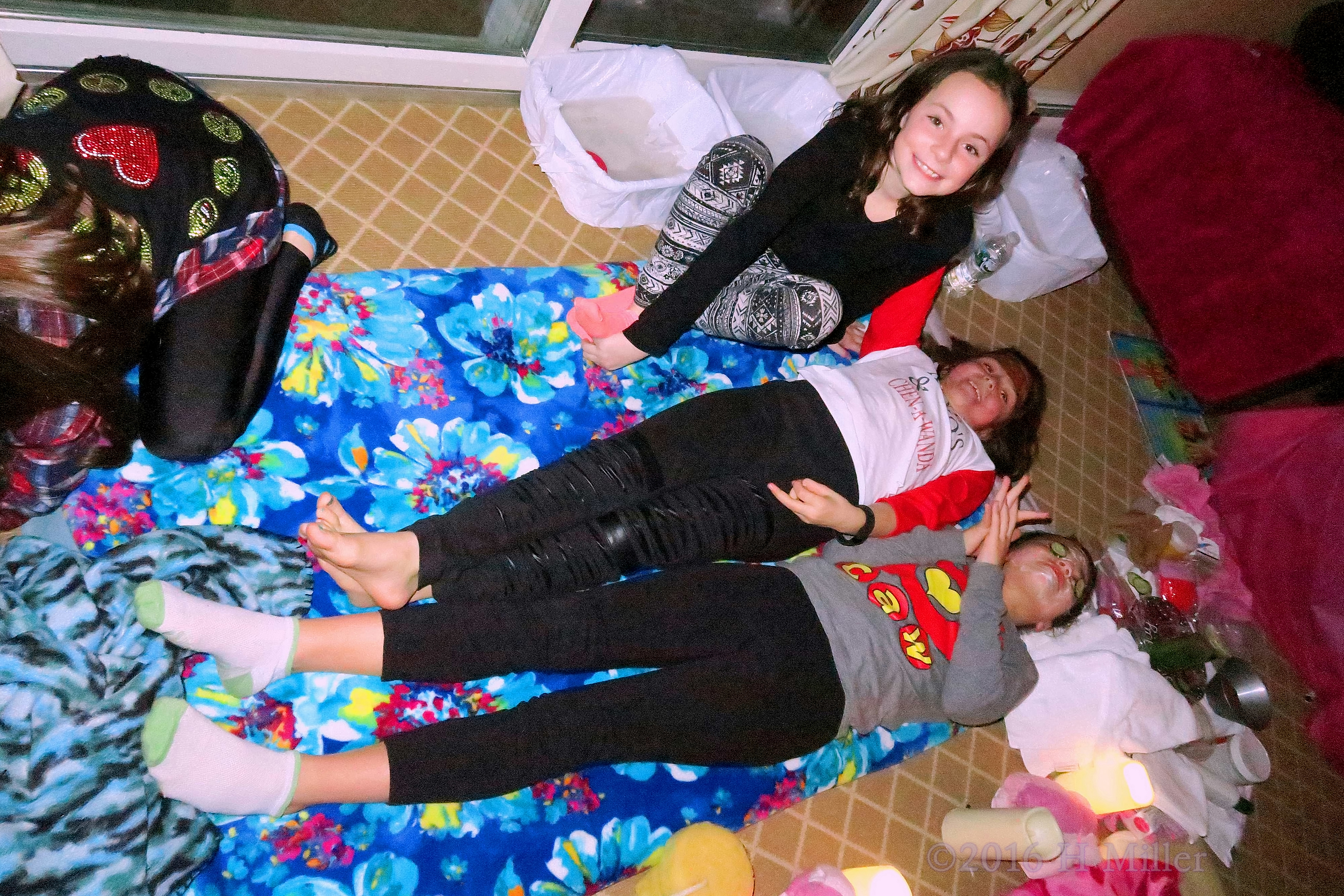 Saying Hi Duing The Kids Facials. Saying Hi Duing The Kids Facials.