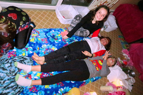 Saying Hi Duing The Kids Facials. Saying Hi Duing The Kids Facials.