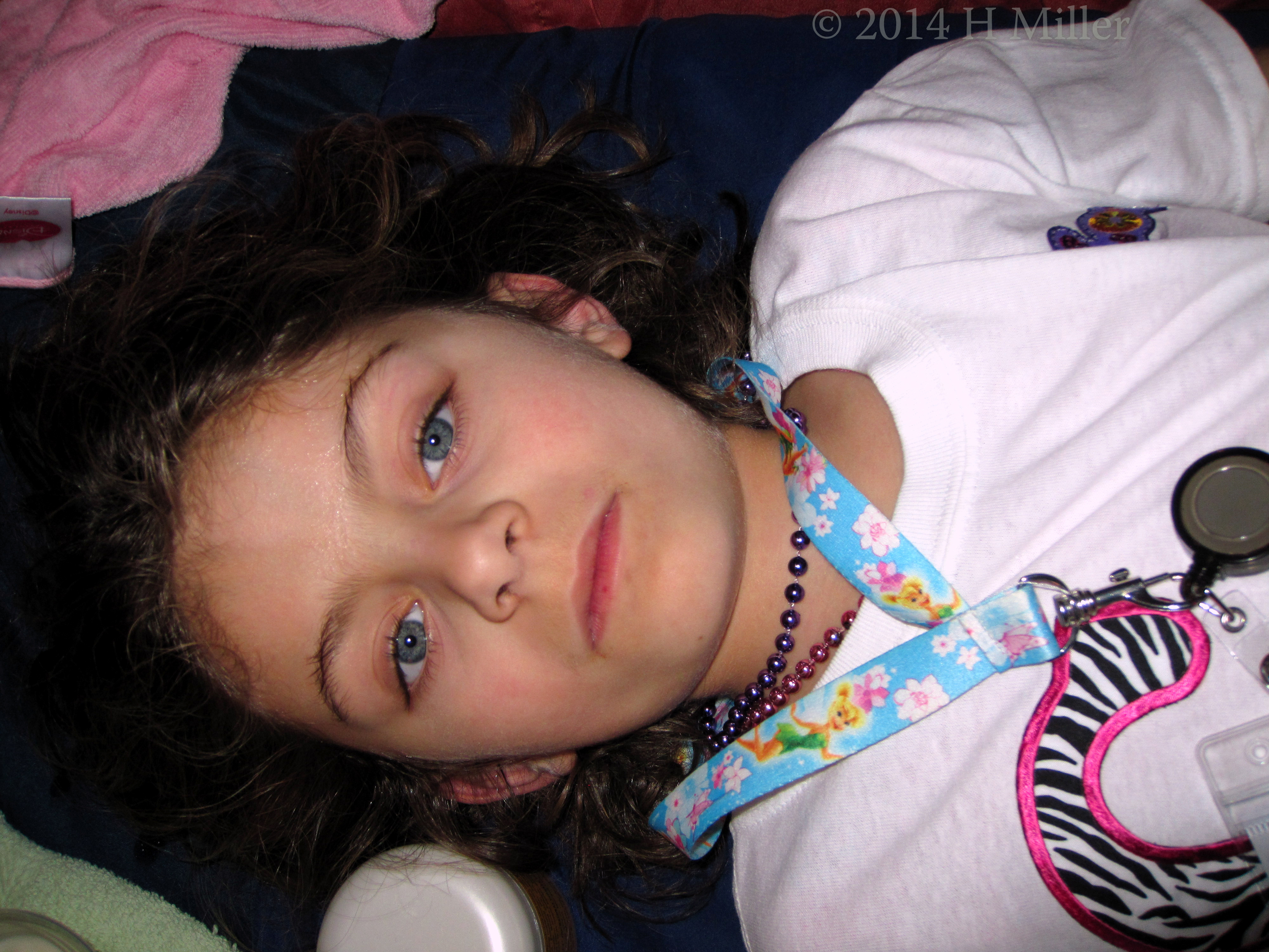 Cassandra Feeling Focused And Calm Before Her Kids Facial. Cassandra Feeling Focused And Calm Before Her Kids Facial.