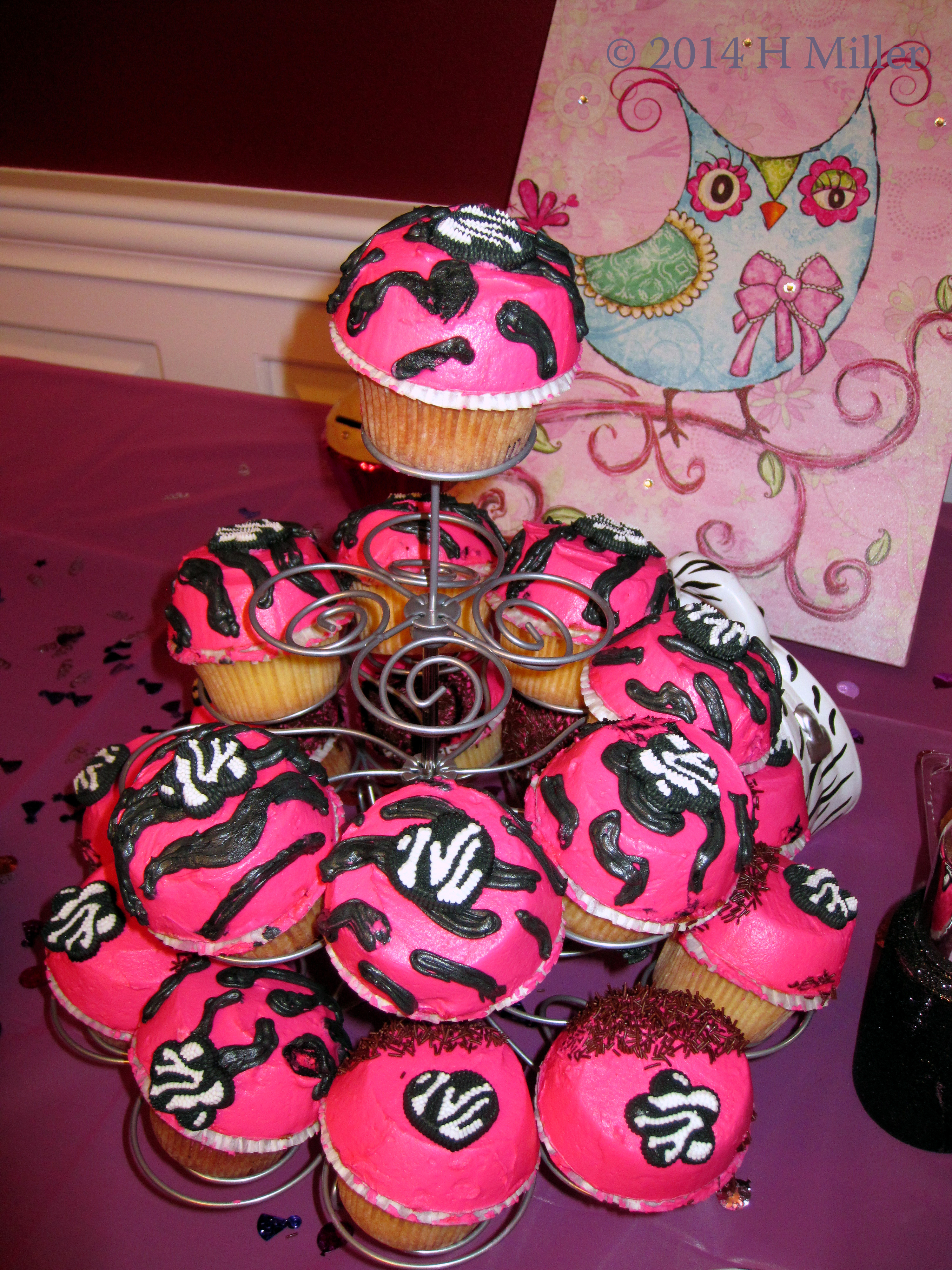 Spa Birthday Party Cupcakes For The Candles & Singing Later. Spa Birthday Party Cupcakes For The Candles & Singing Later.