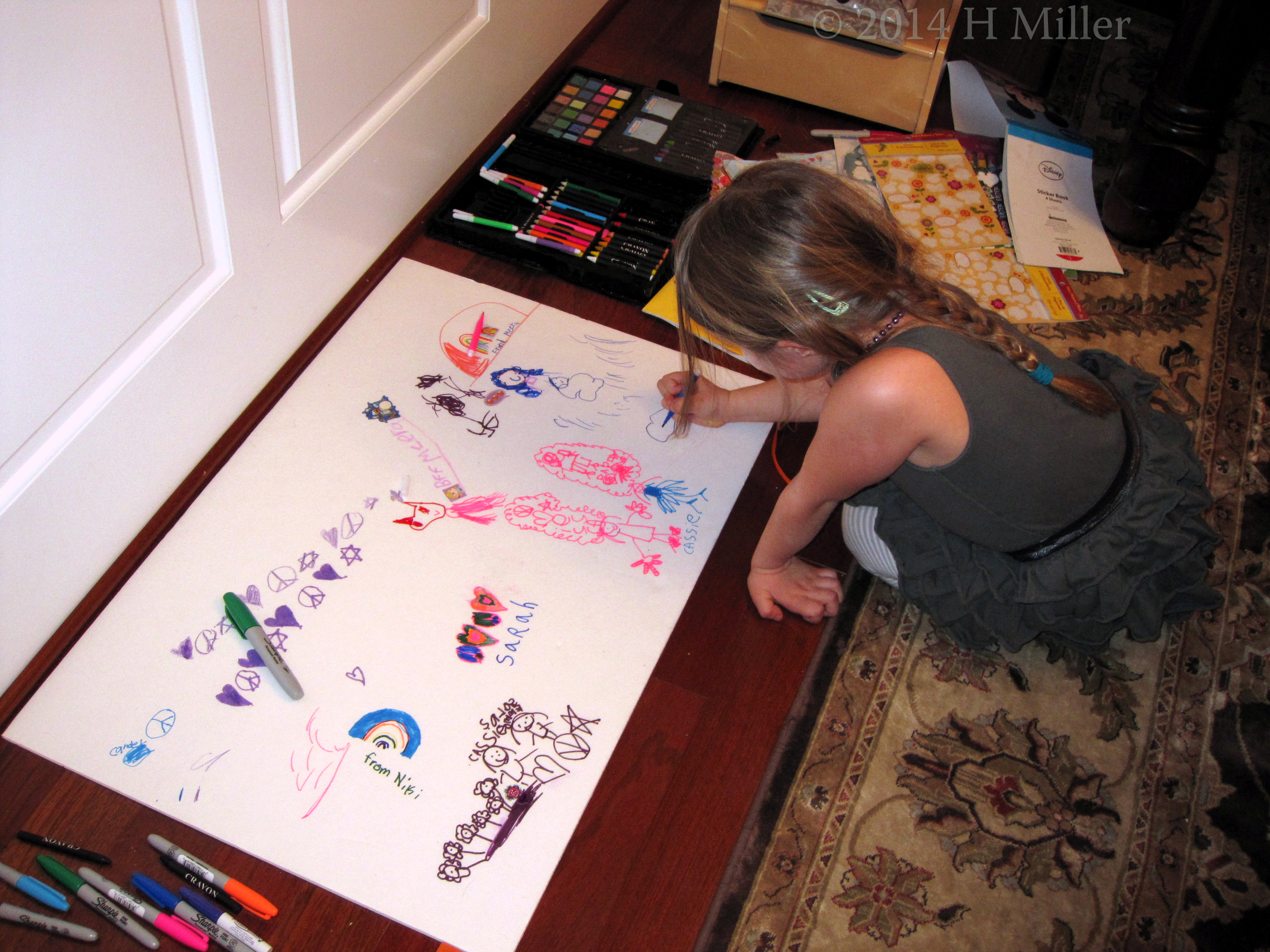 Working Carefully On Something Special And Nice For Cassandra's Card. Working Carefully On Something Special And Nice For Cassandra's Card.