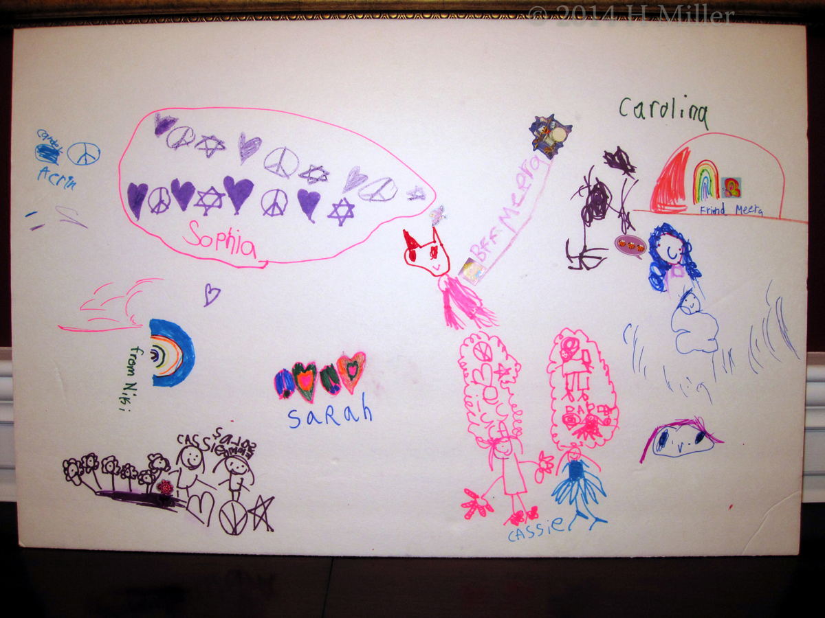 Cassandra's Spa Birthday Card By Her Guests Cassandra's Spa Birthday Card By Her Guests