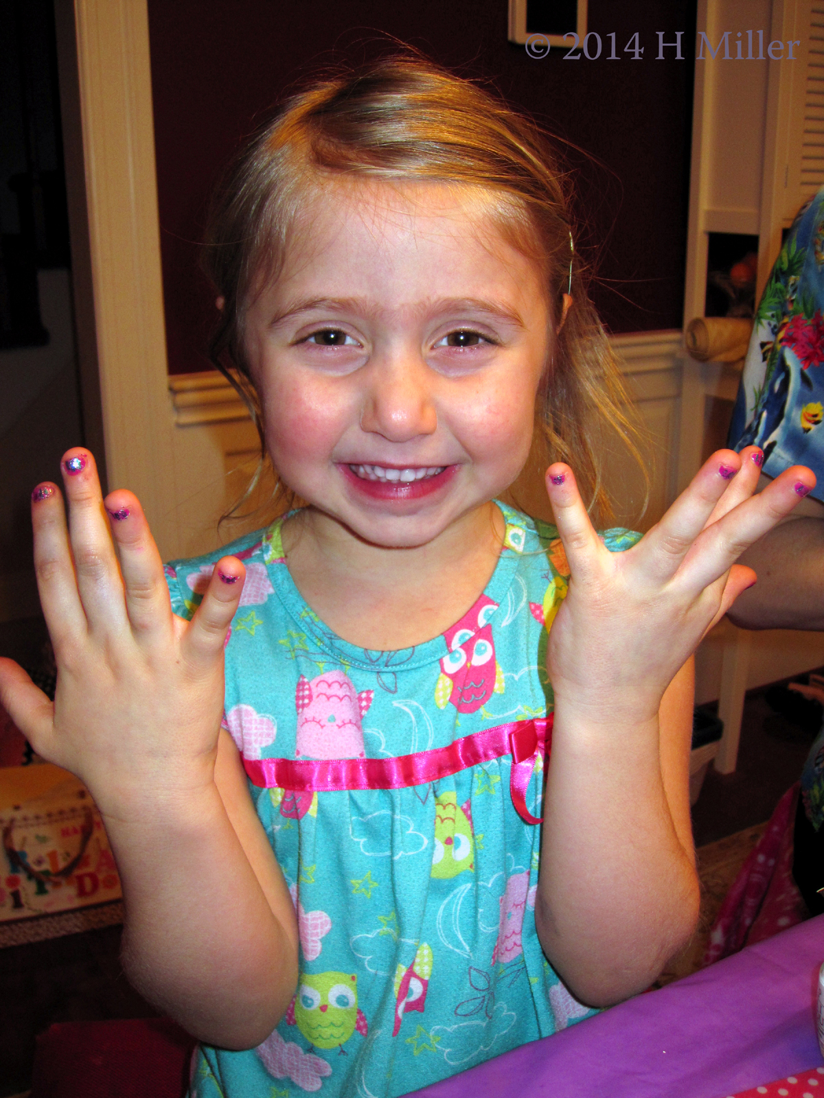 Sleepover Spa Nail Art. Sleepover Spa Nail Art.