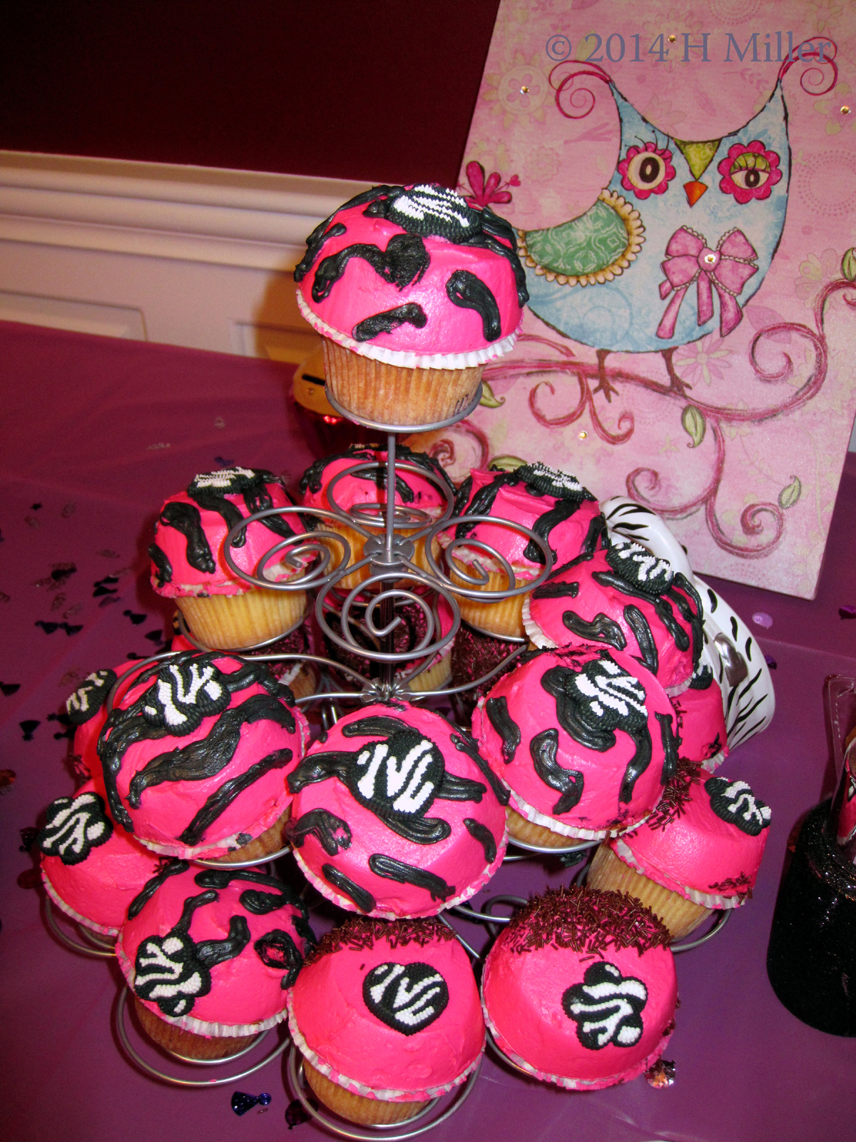 Spa Birthday Party Cupcakes For The Candles & Singing Later. Spa Birthday Party Cupcakes For The Candles & Singing Later.