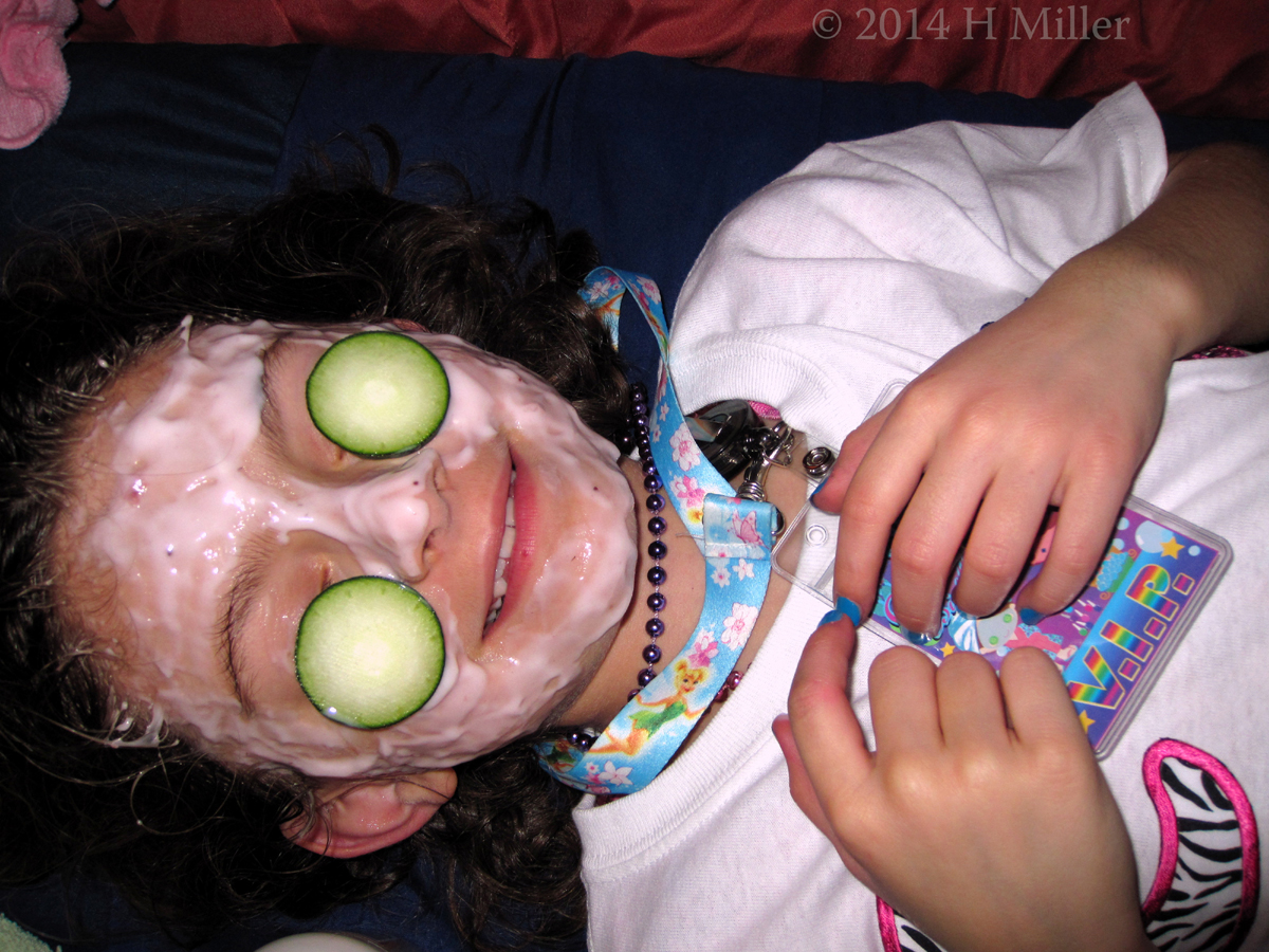 The Birthday Girl Chose Strawberry For Her Masque. The Birthday Girl Chose Strawberry For Her Masque.