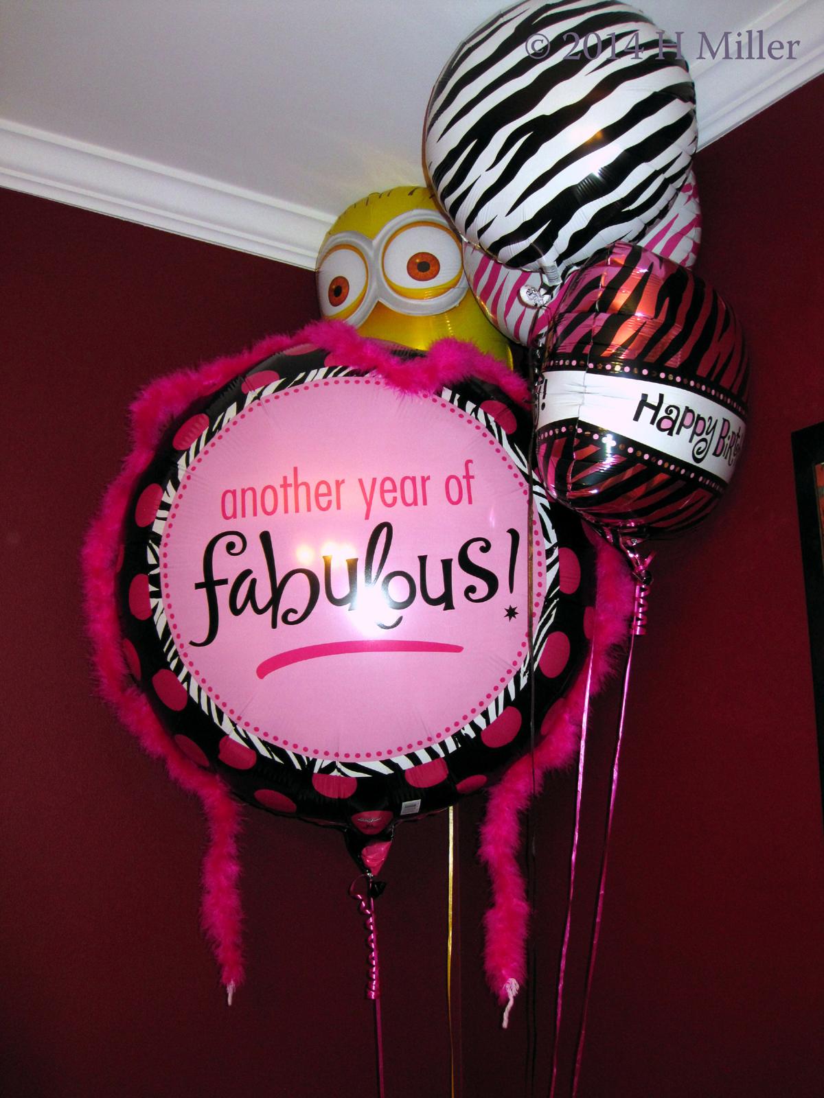 Spa Birthday Party Balloons! Yay!!