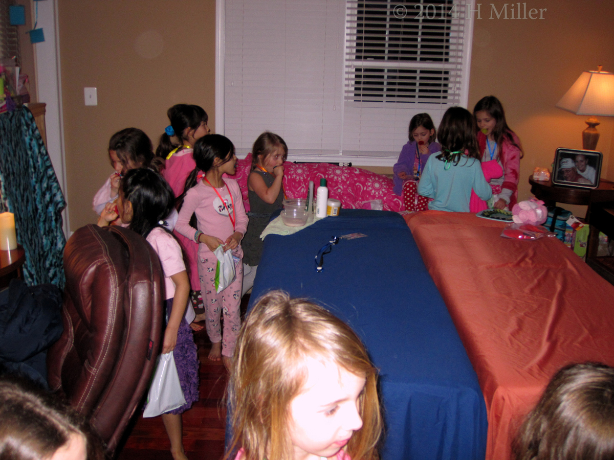 The Guests Milling About. The Guests Milling About.