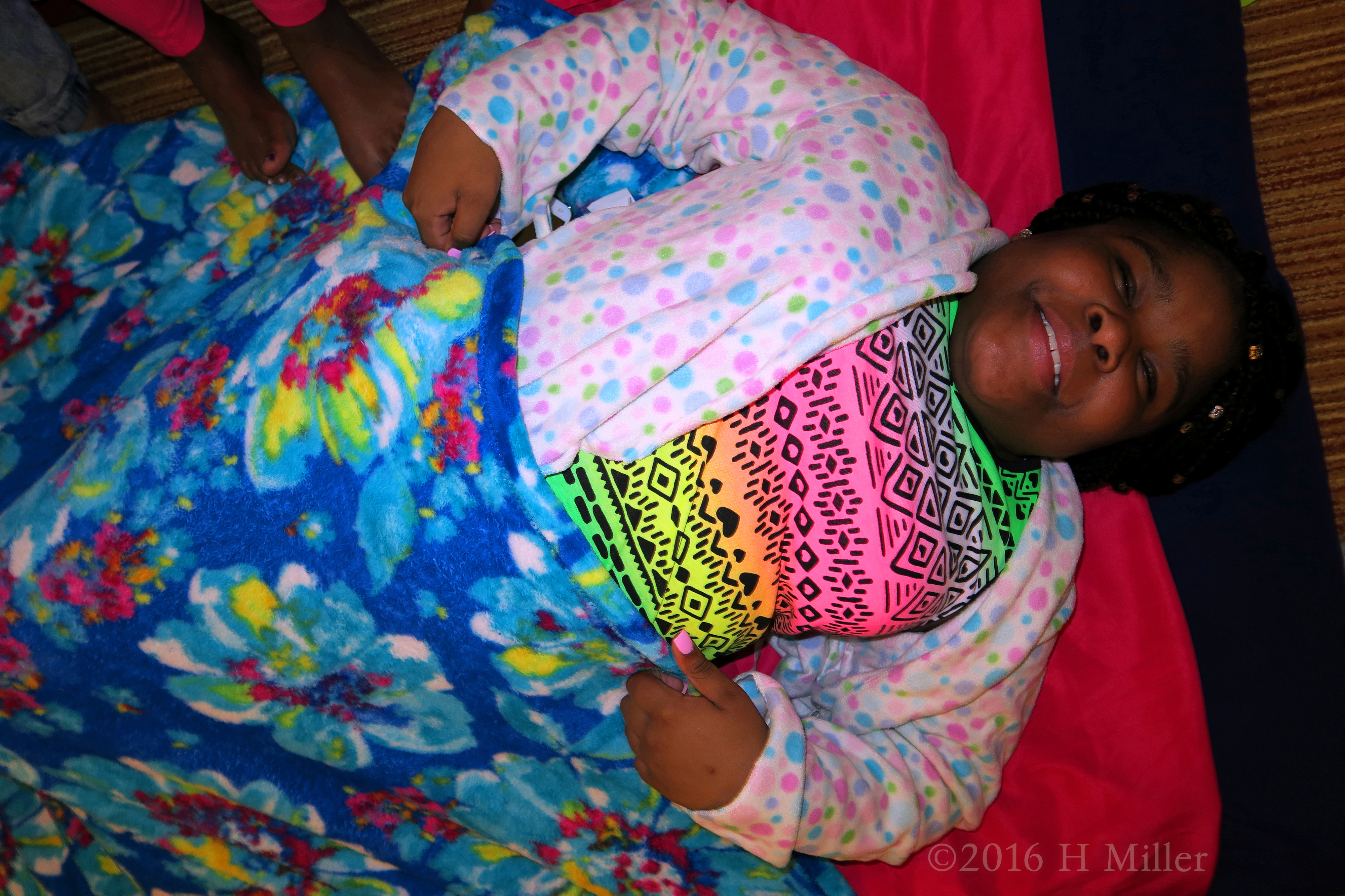 The Birthday Girl Before Her Facial. The Birthday Girl Before Her Facial.