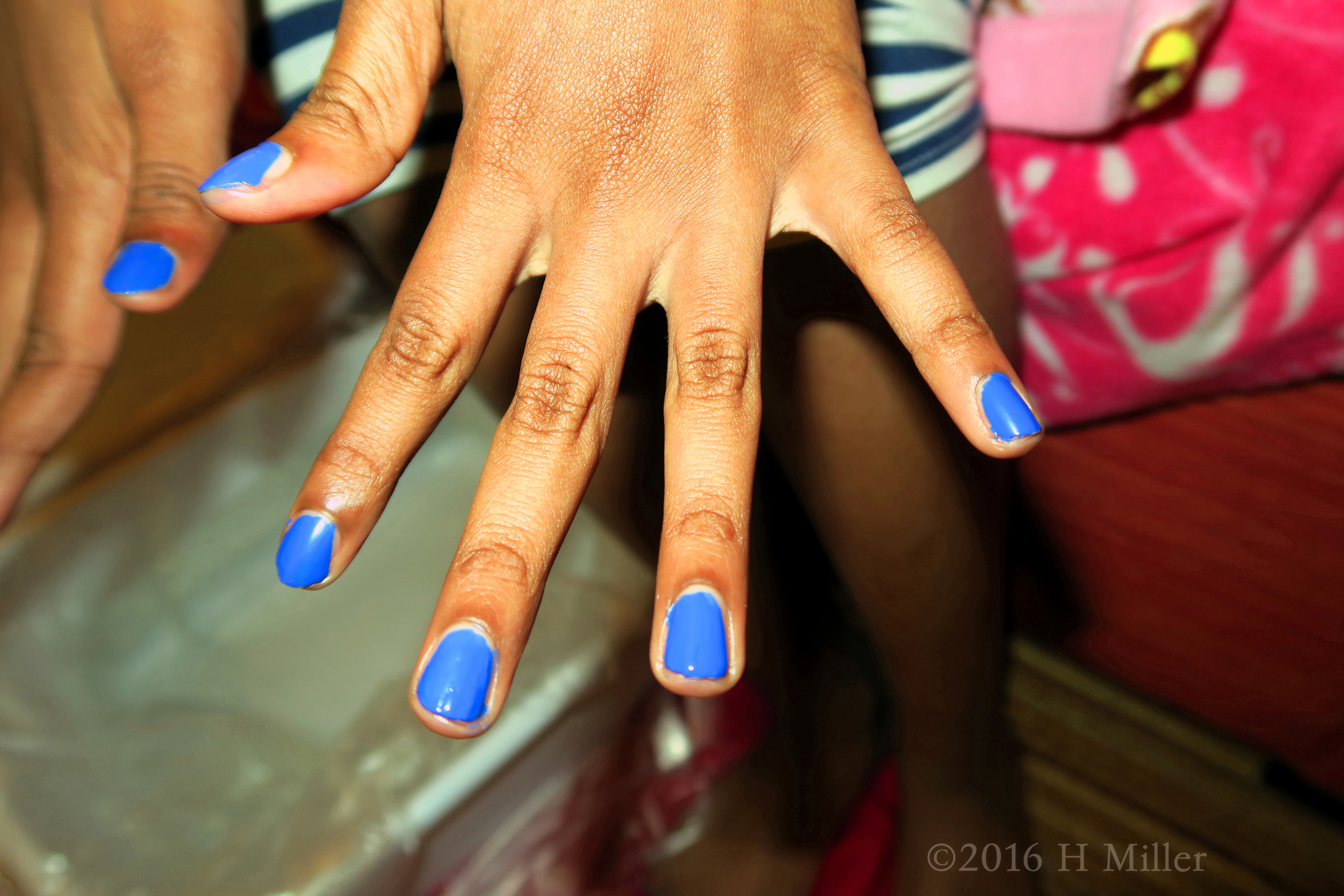 Blue! Blue! Blue! Nails. 