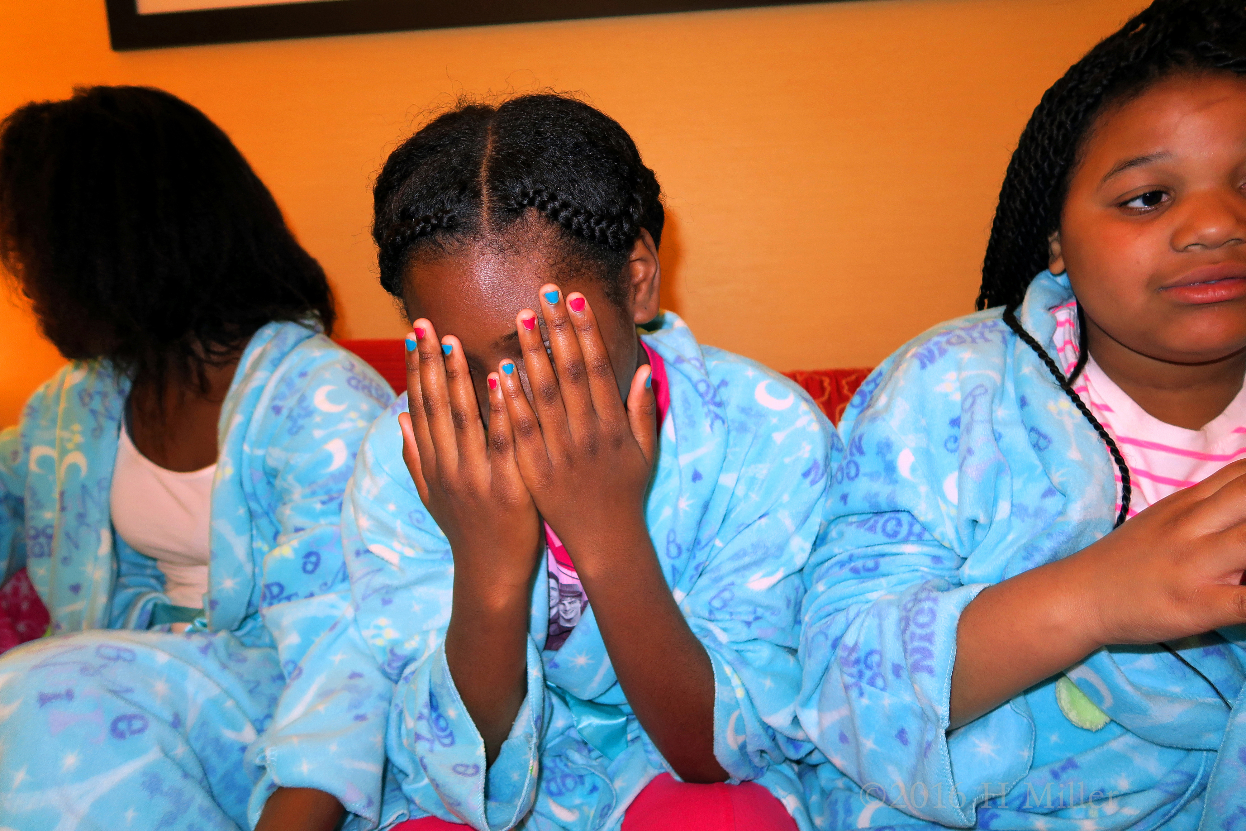 Showing Us Her Mani. NOT Showing Her Face! Showing Us Her Mani. NOT Showing Her Face!