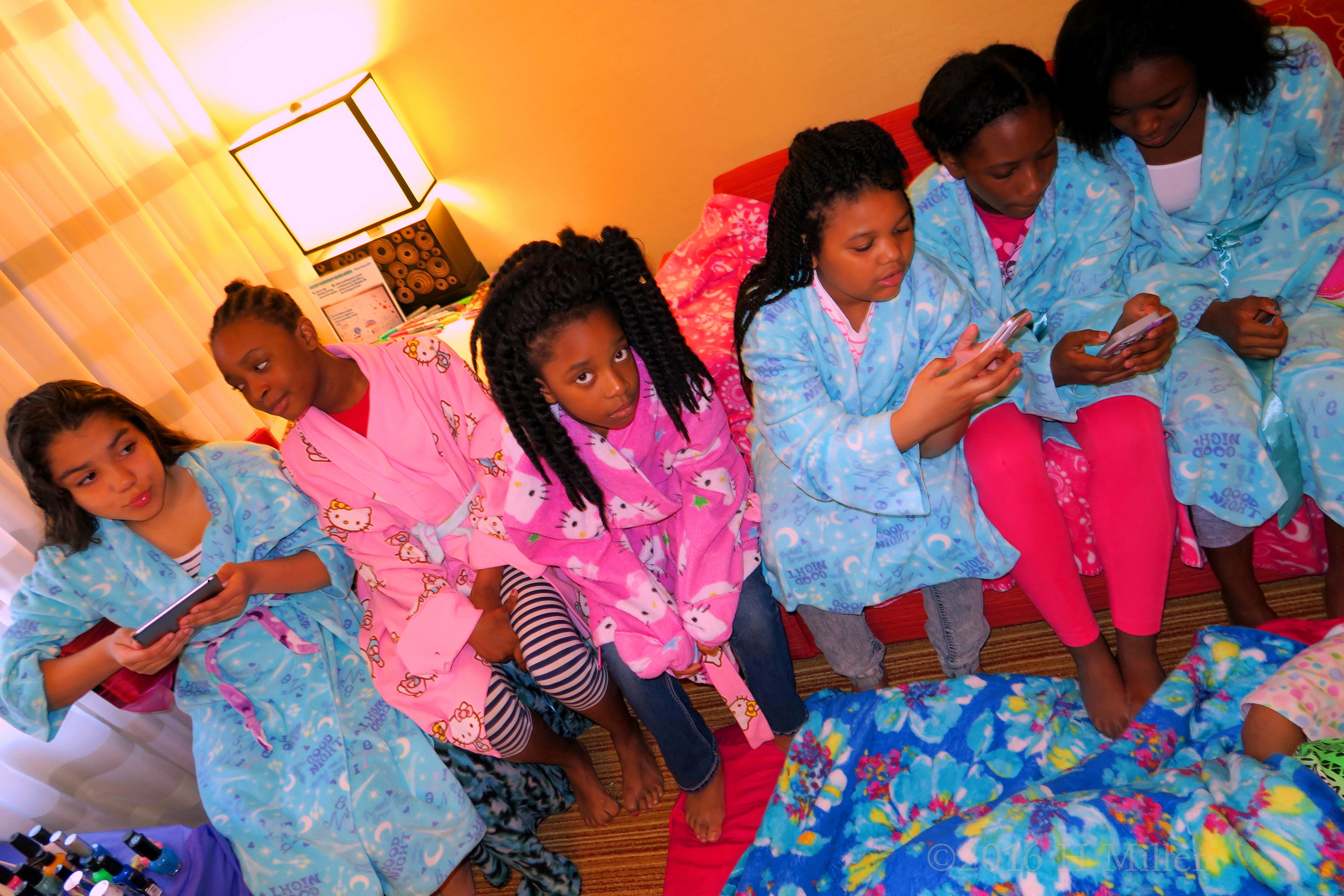 Texting And Taking Pics Of The Birthday Girl Getting Her Spa Facial! Texting And Taking Pics Of The Birthday Girl Getting Her Spa Facial!