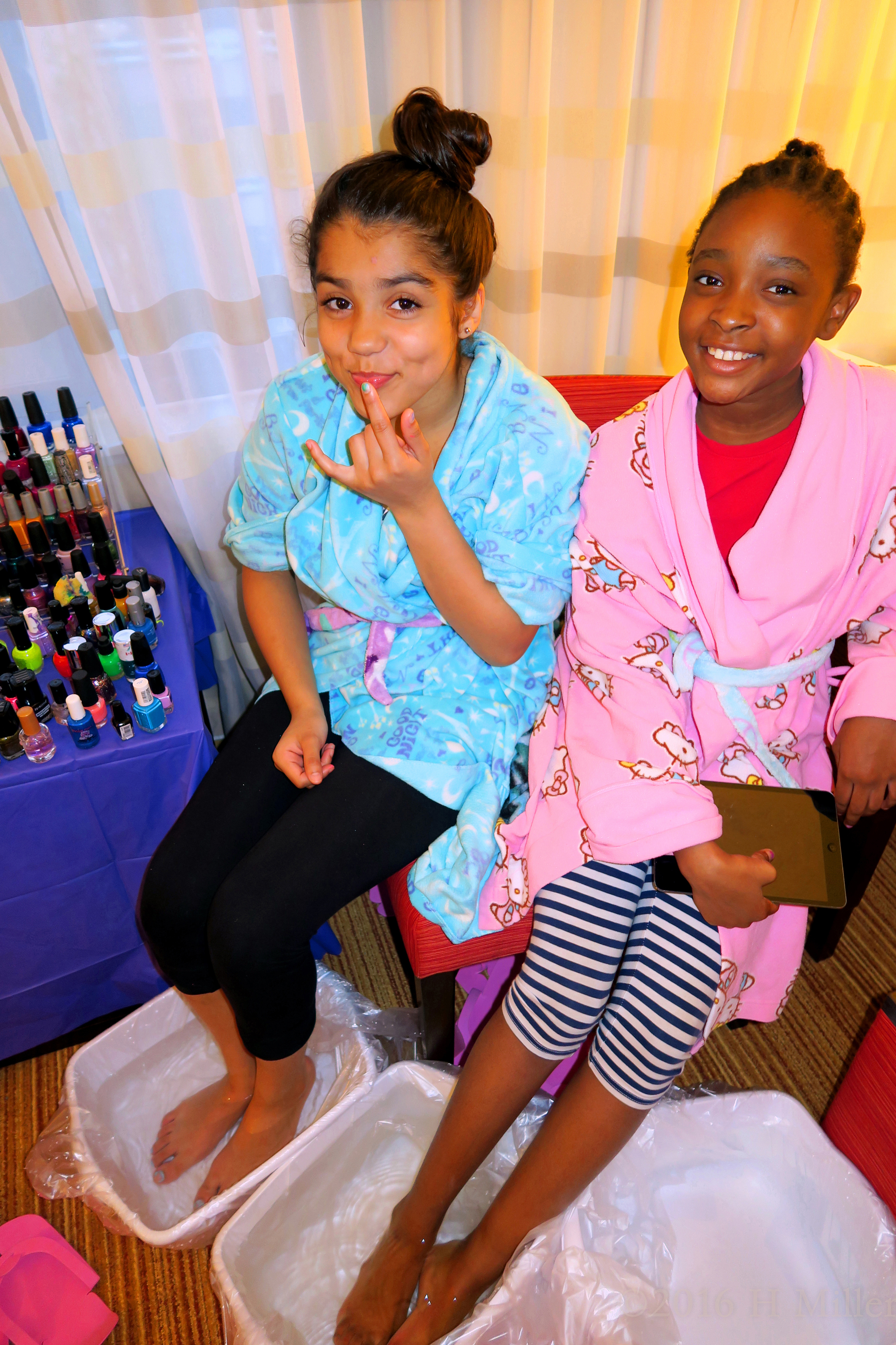 The Girls Soaking. The Girls Soaking.