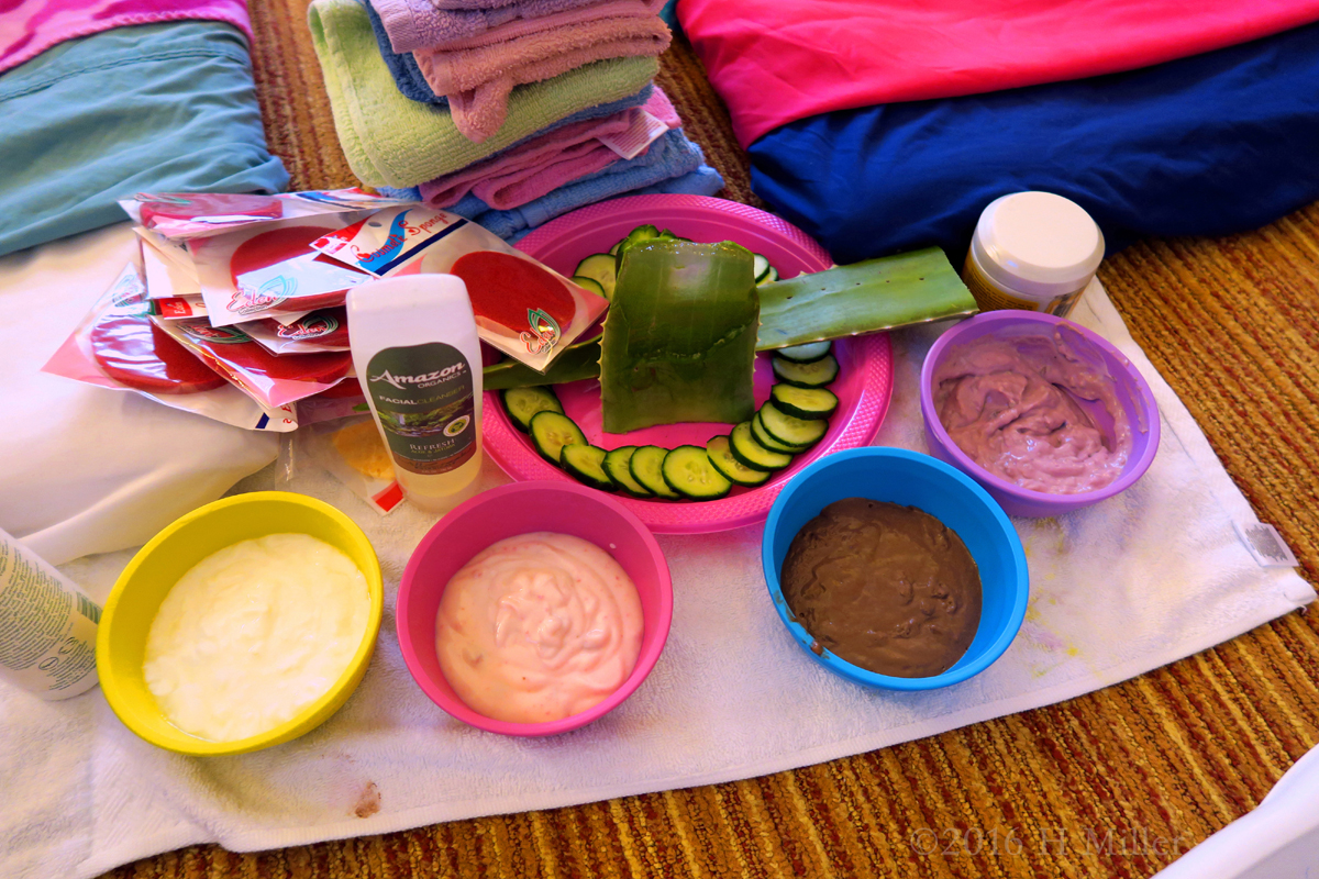 Kids Facial Masque Selection Of Flavors And Types. 