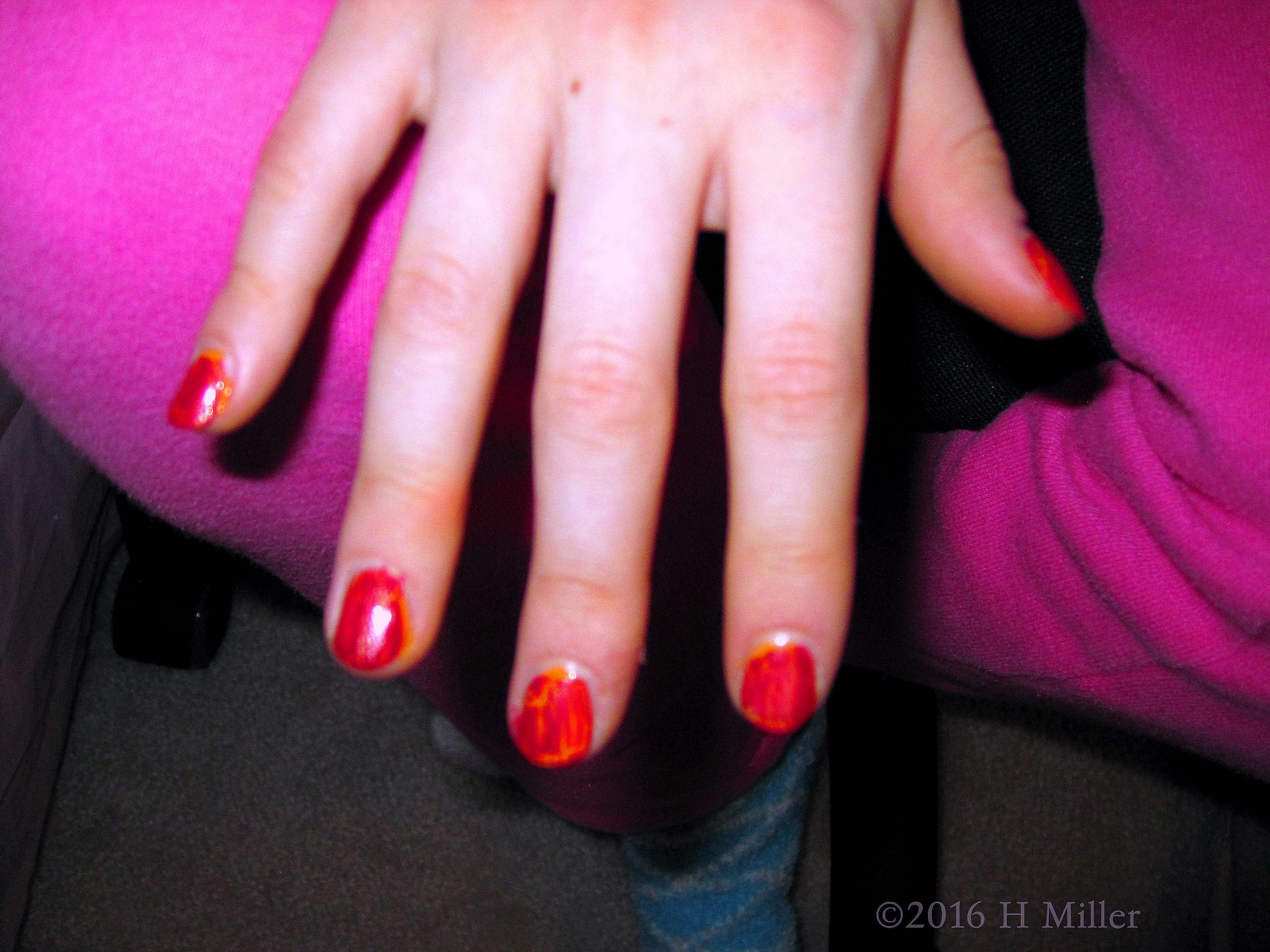 Awesome Red Kids Mini Mani 