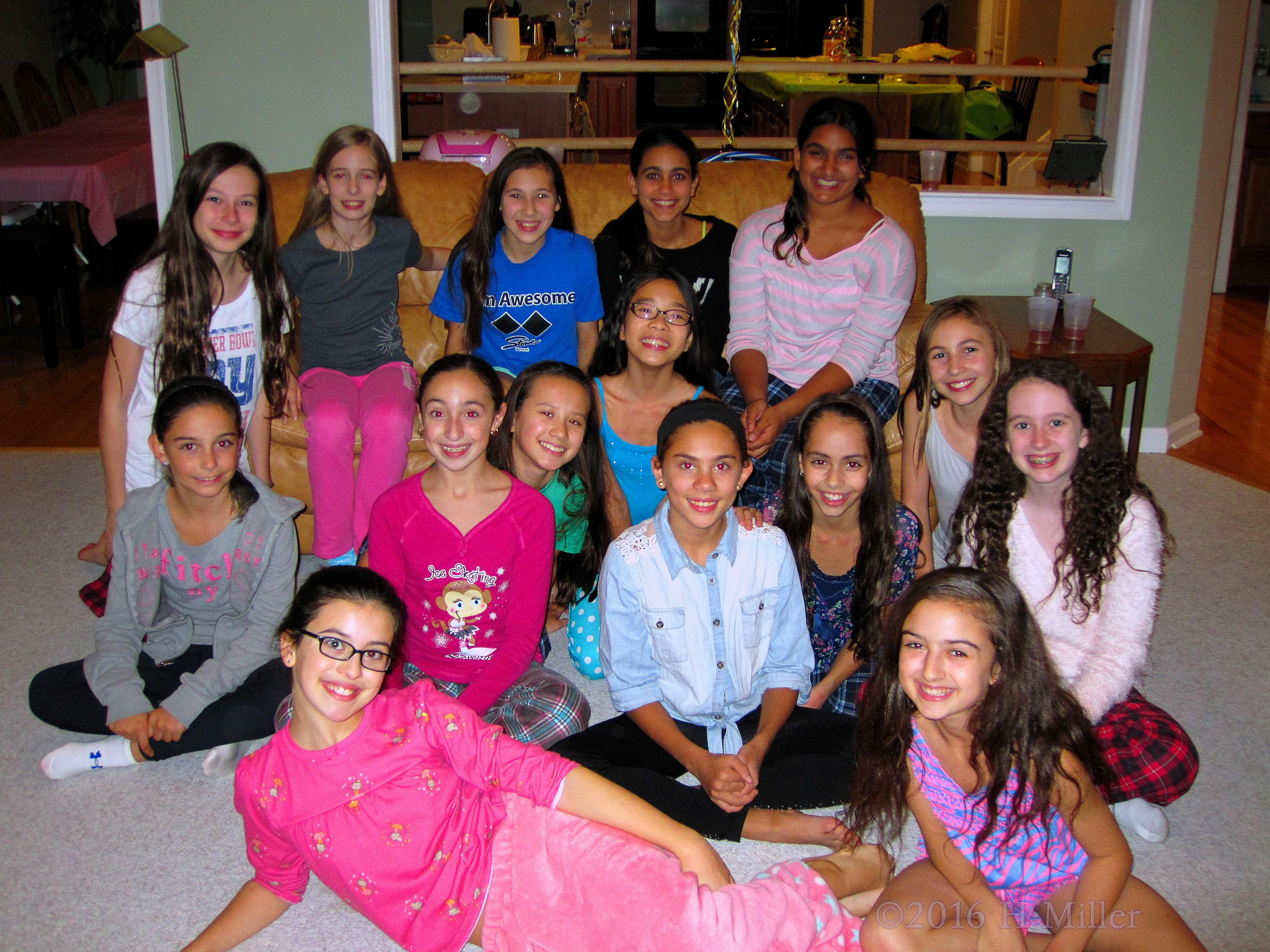 Group Photo Before The Kids Spa Party Group Photo Before The Kids Spa Party