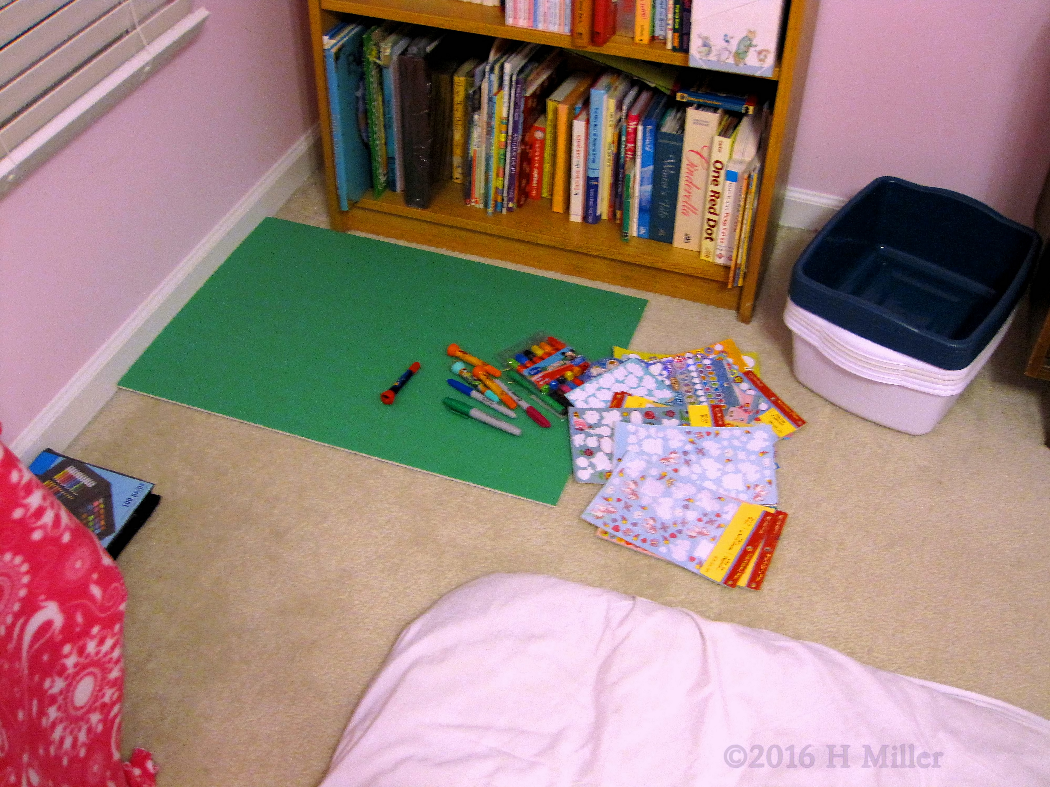 Stickers And Markers For The Spa Birthday Card Stickers And Markers For The Spa Birthday Card