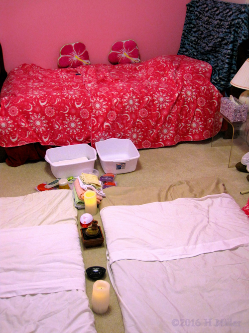 The Home Facials And Massage Area Is Set U The Home Facials And Massage Area Is Set U