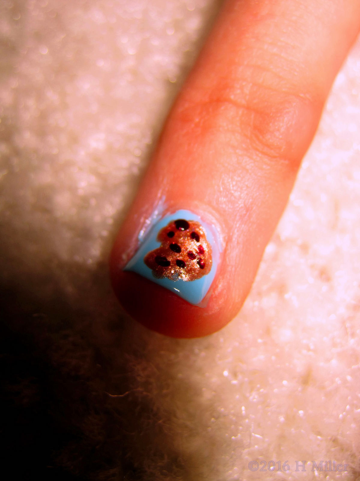 Yummy Cookie Kids Nail Art! 